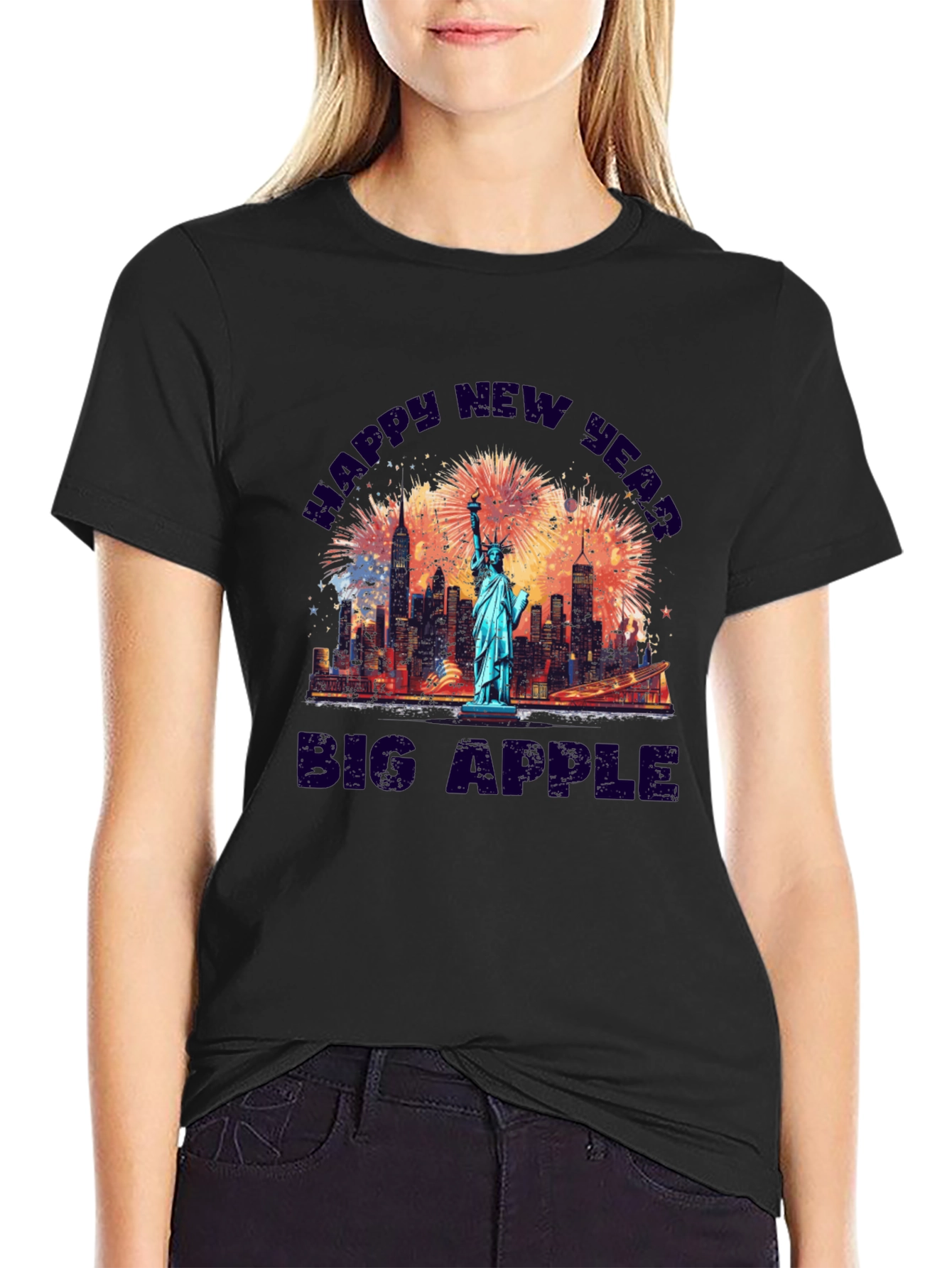 Happy New Year Big Apple T-Shirt
