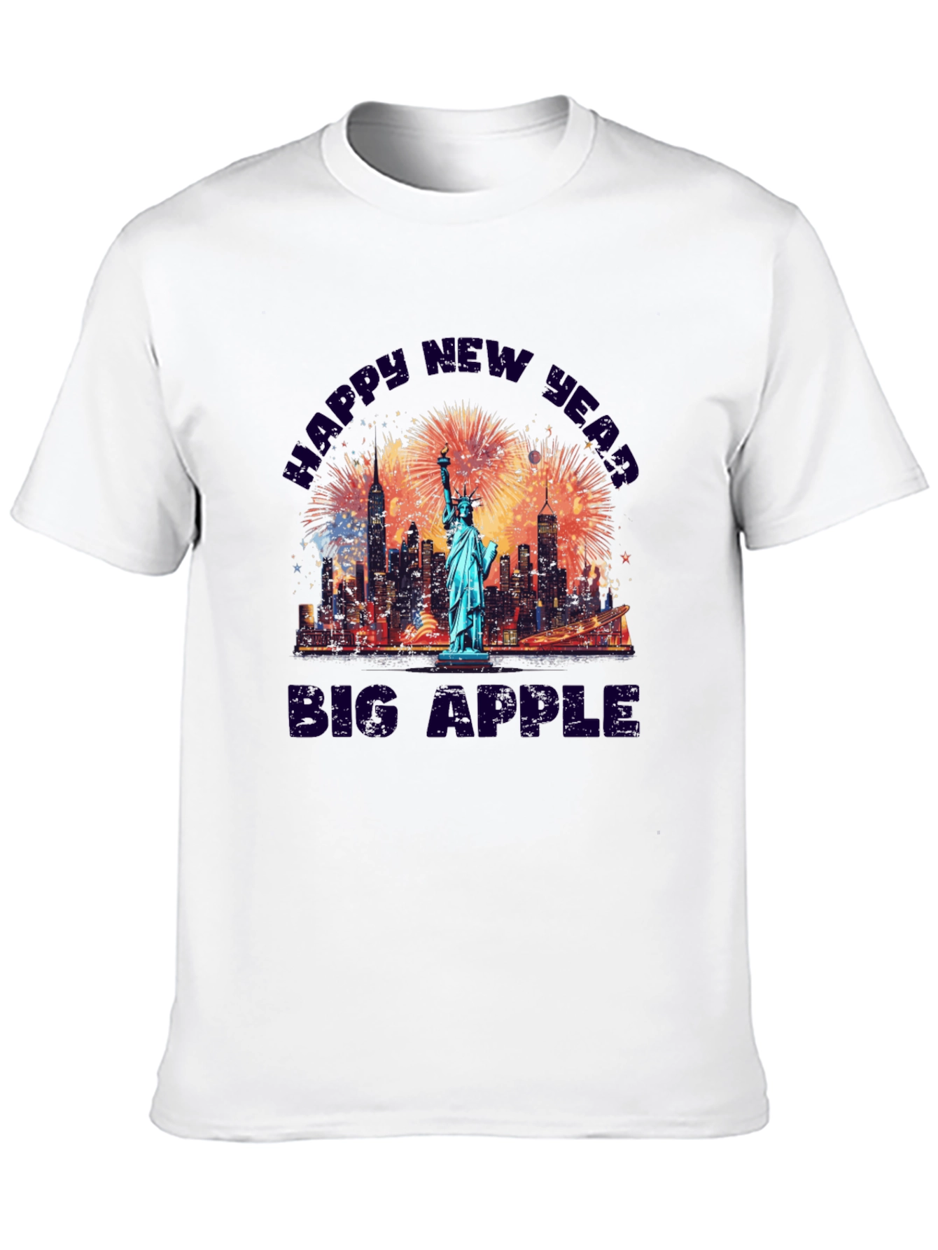Happy New Year Big Apple T-Shirt