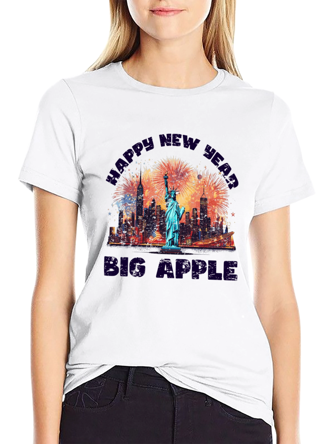 Happy New Year Big Apple T-Shirt