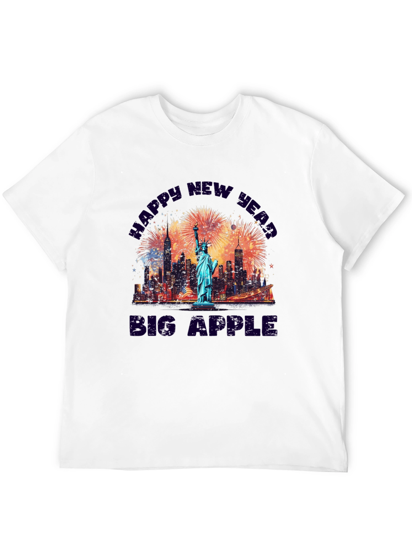 Happy New Year Big Apple T-Shirt