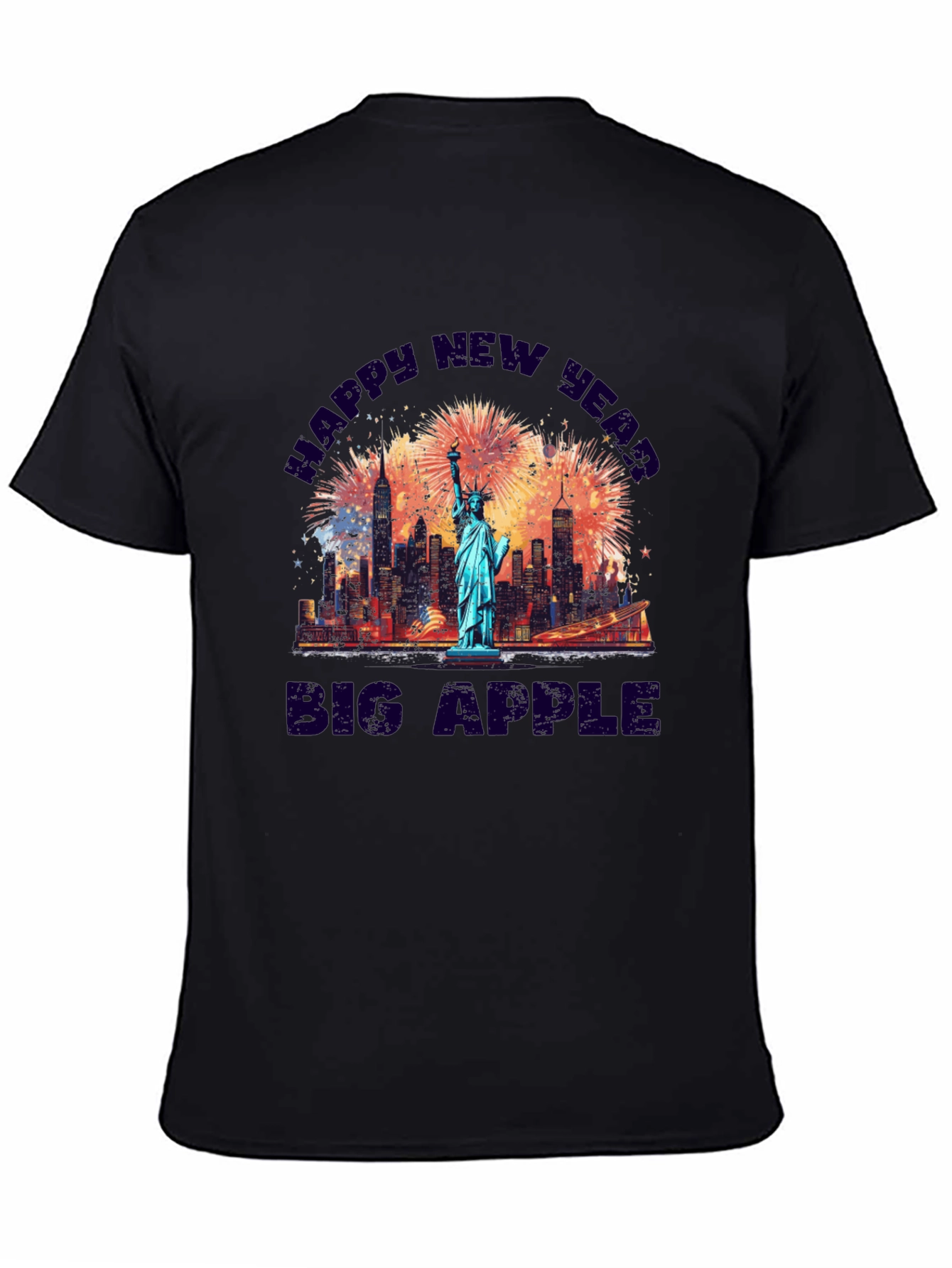 Happy New Year Big Apple T-Shirt