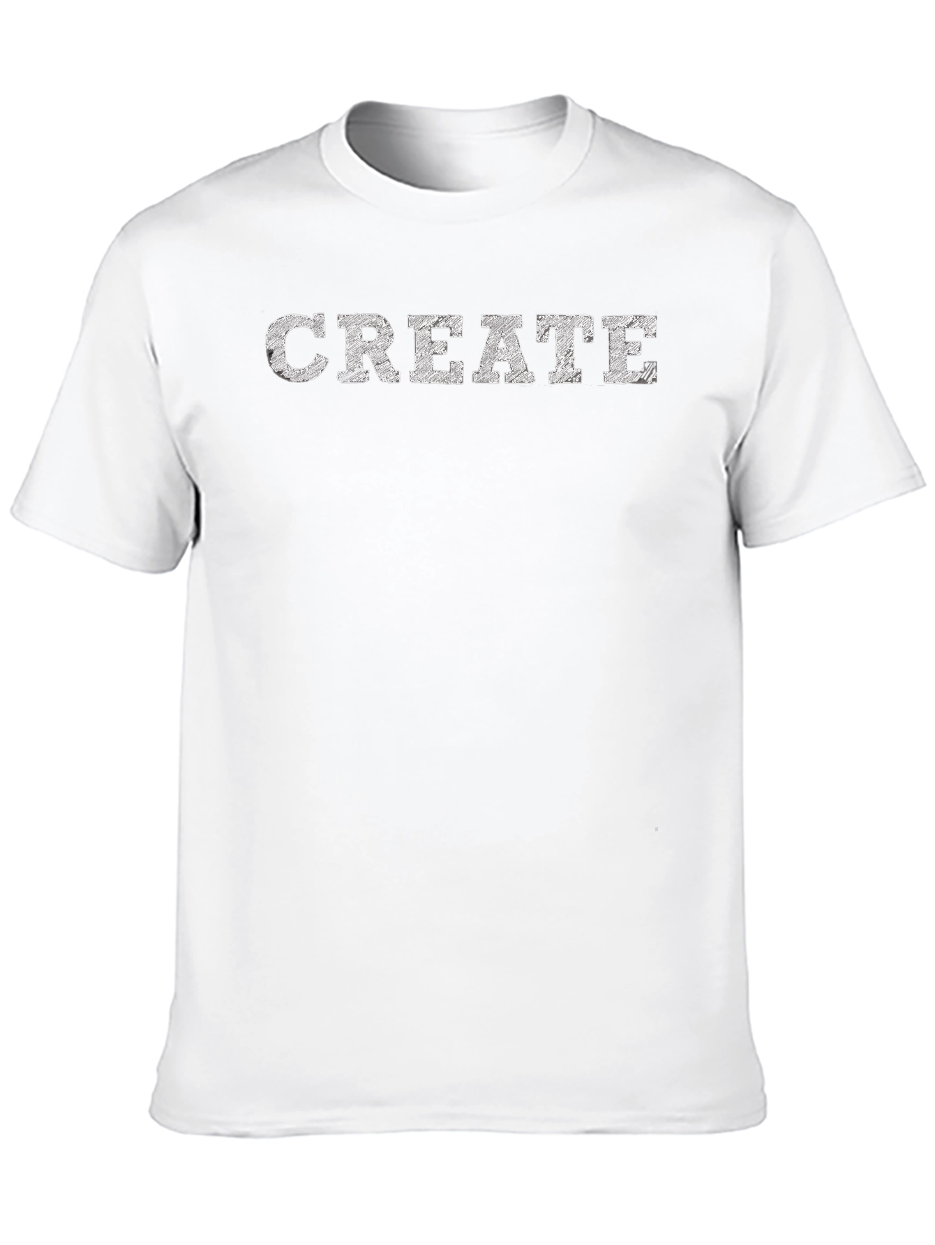 CREATE Graphic Tee - Black Cotton Blend