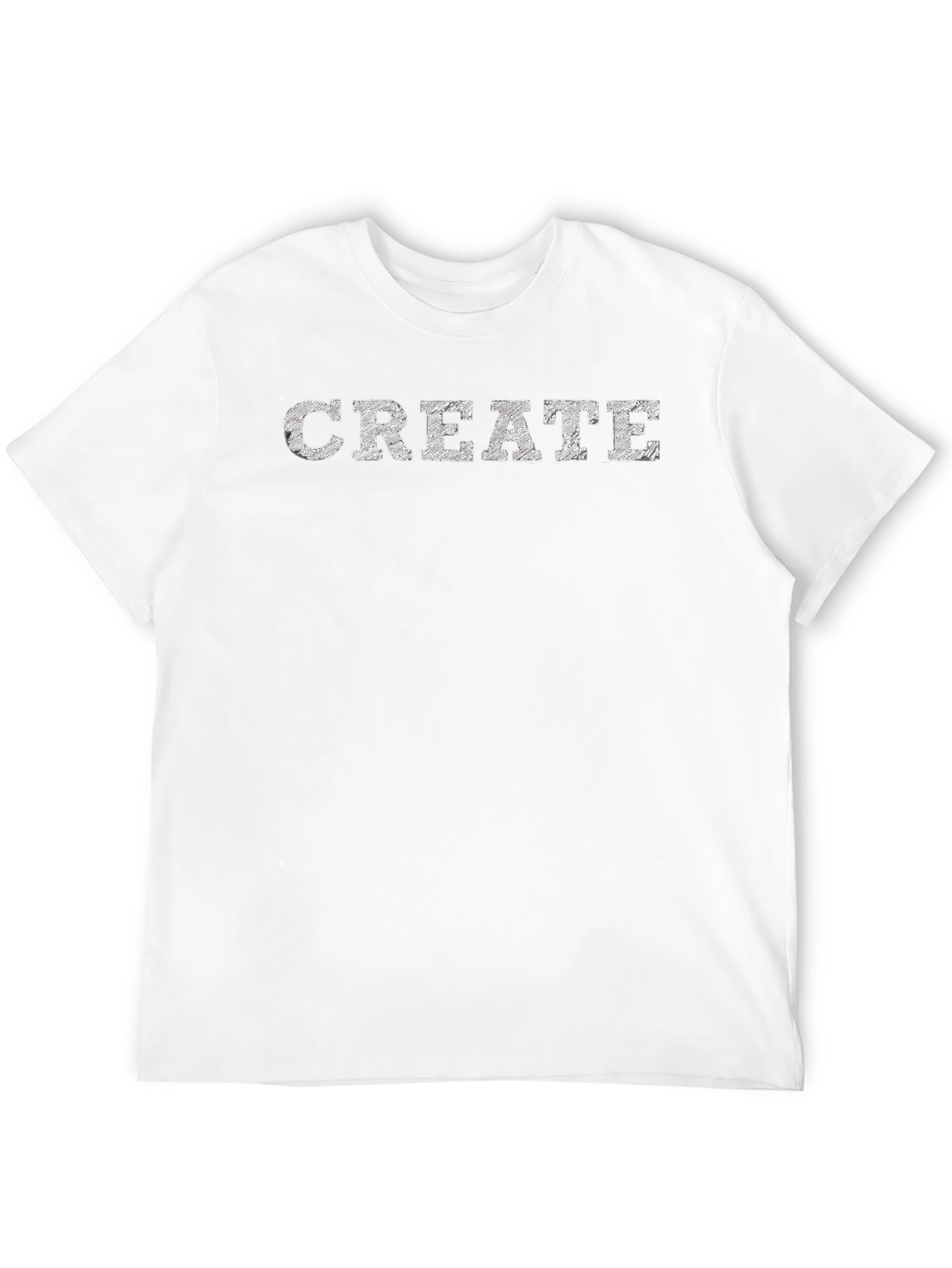 CREATE Graphic Tee - Black Cotton Blend