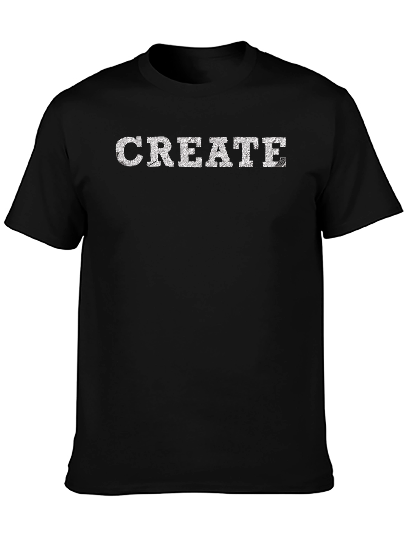 CREATE Graphic Tee - Black Cotton Blend