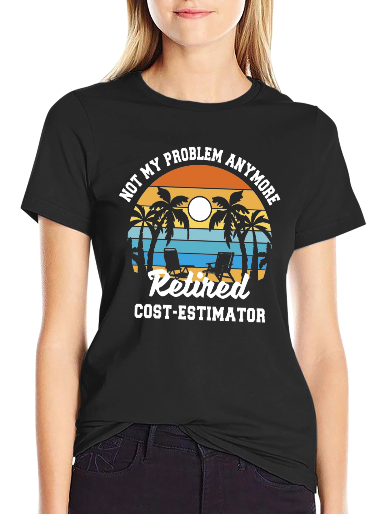 Retired Cost Estimator Graphic T-Shirt