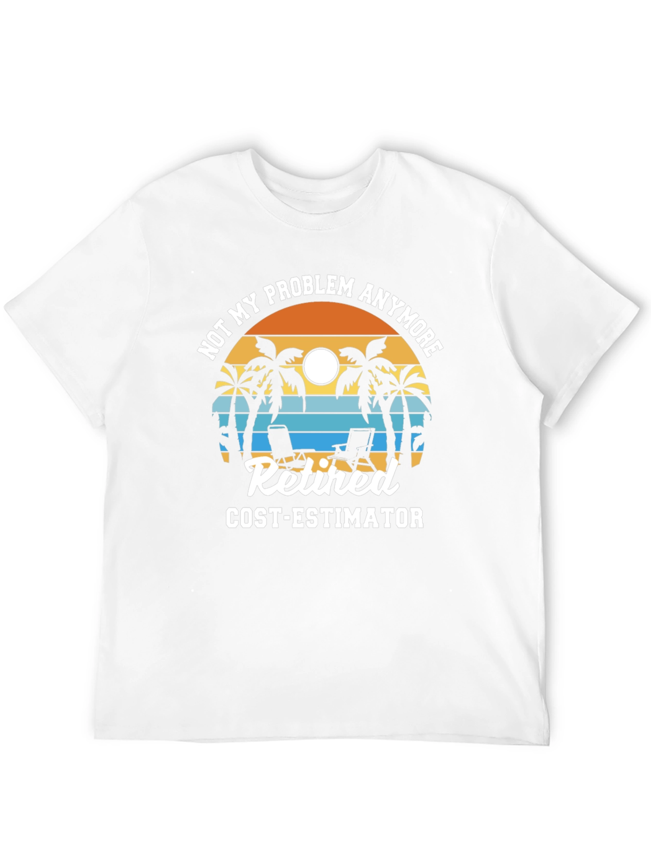 Retired Cost Estimator Graphic T-Shirt