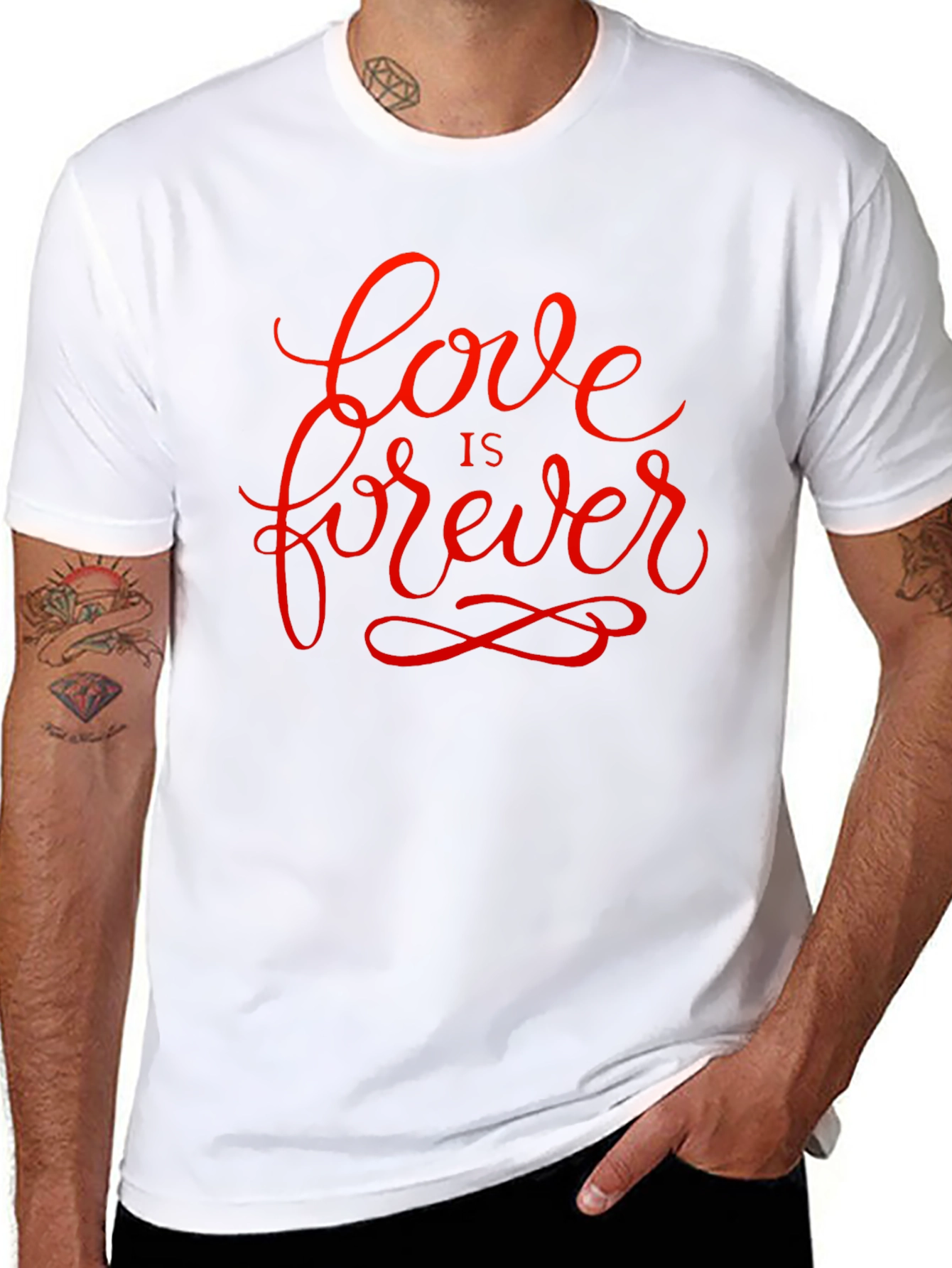 Love is Forever T-Shirt - Stylish Graphic Tee