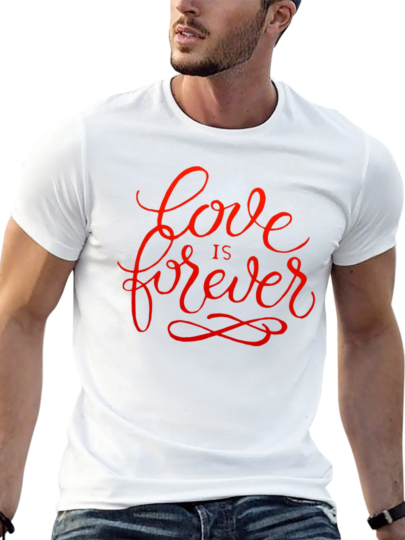 Love is Forever T-Shirt - Stylish Graphic Tee