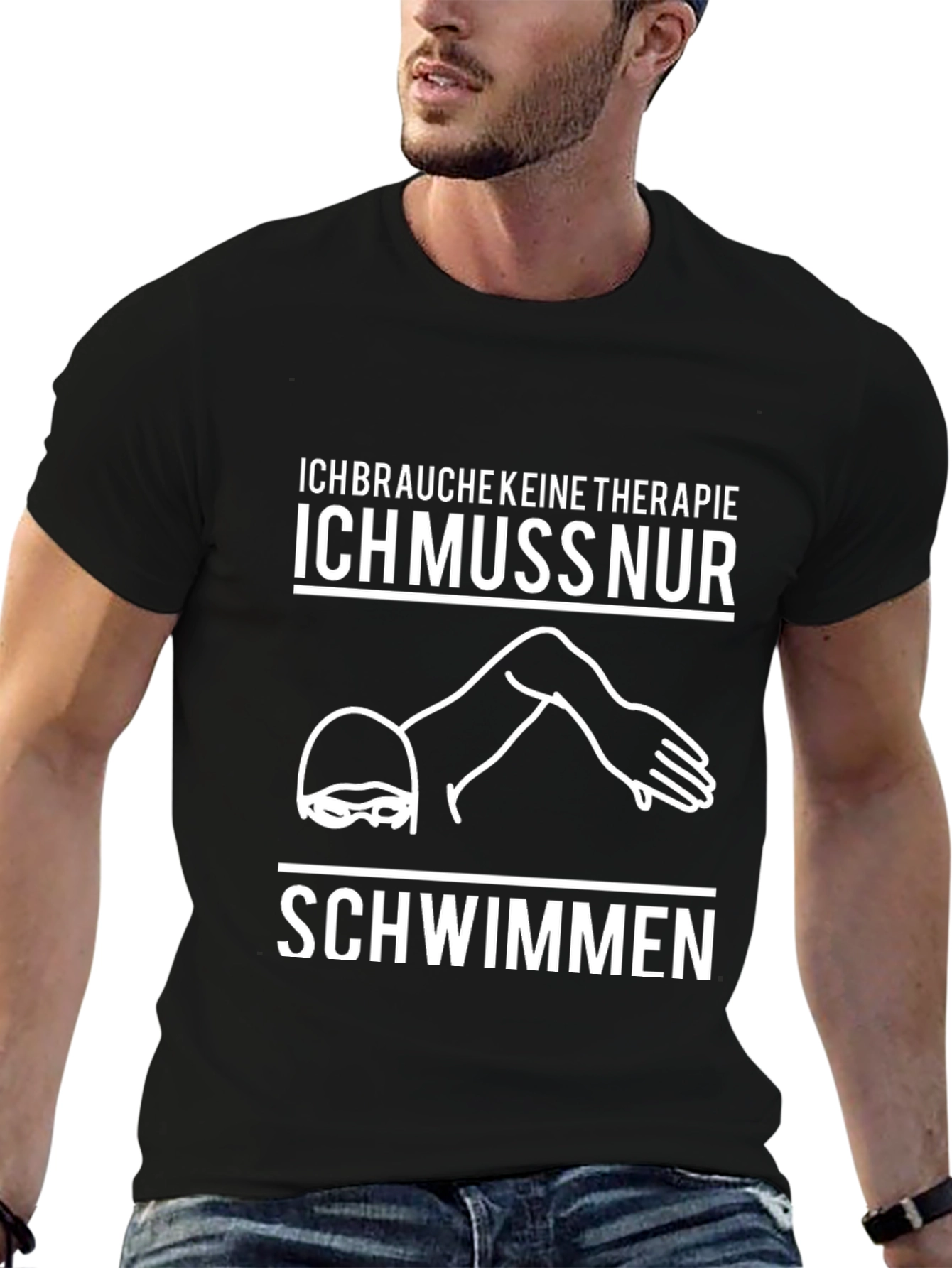 Swim Therapy T-Shirt - Relax and Swim!