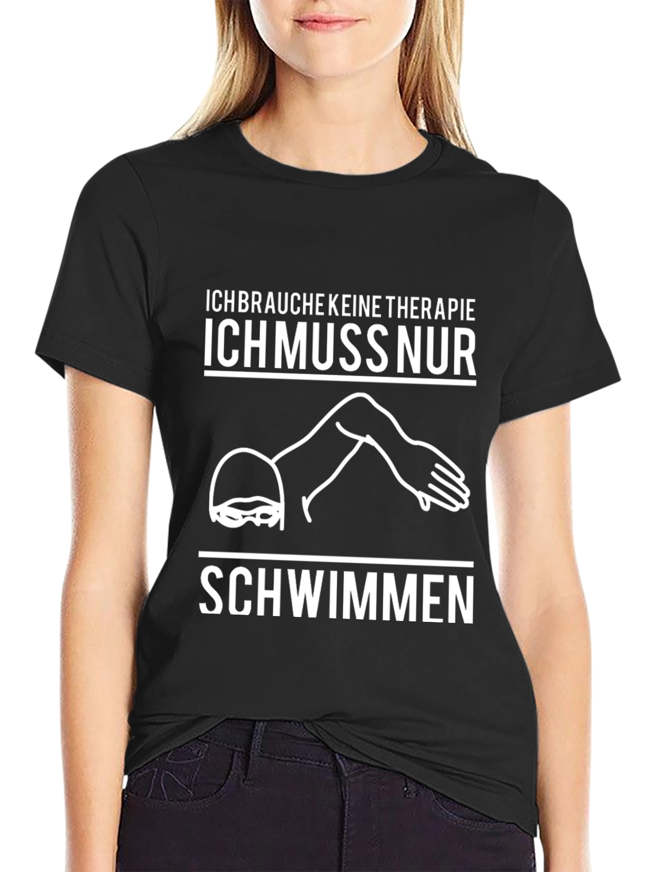 Swim Therapy T-Shirt - Relax and Swim!