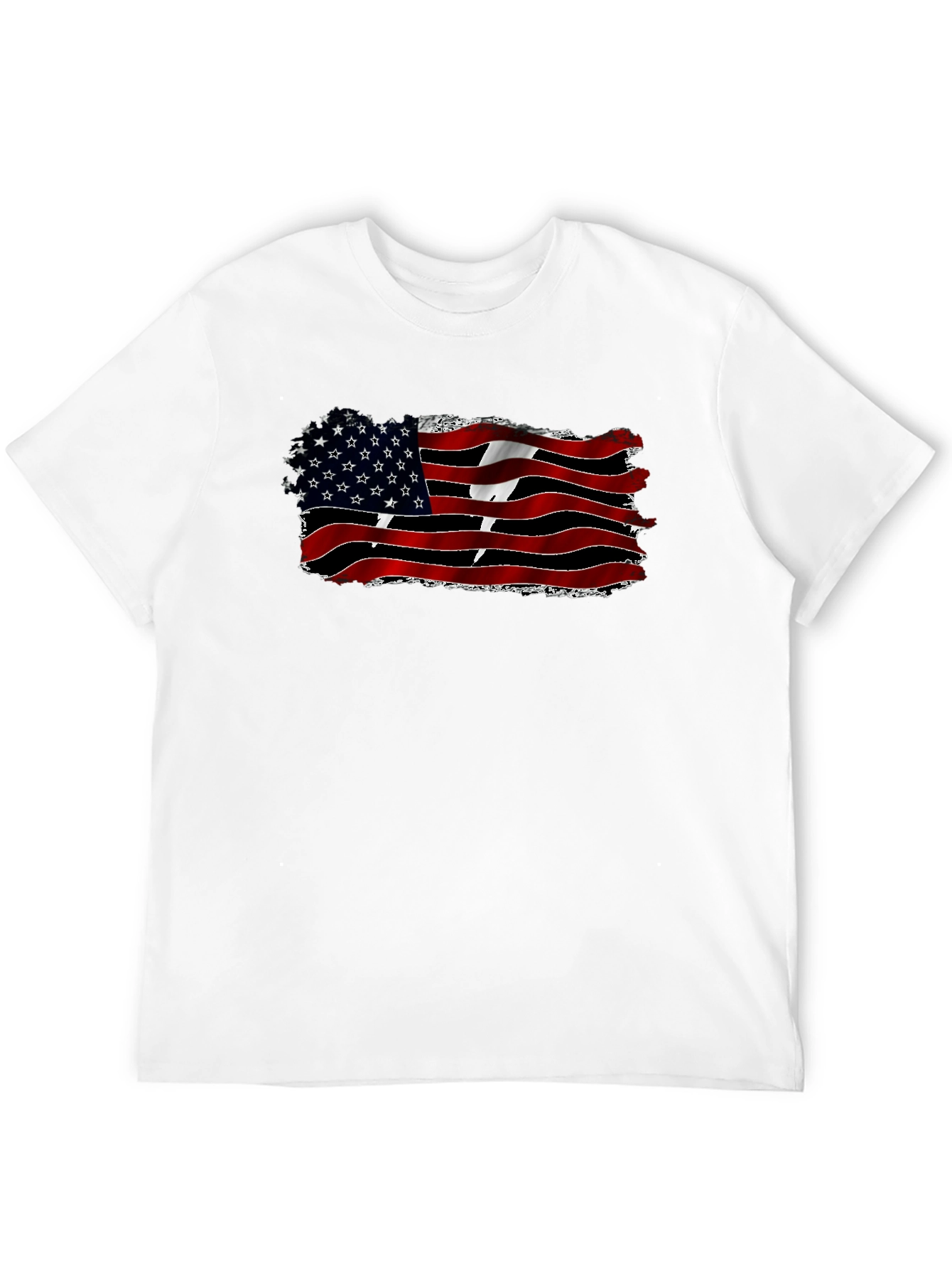 American-Trinidadian Flag Black T-Shirt