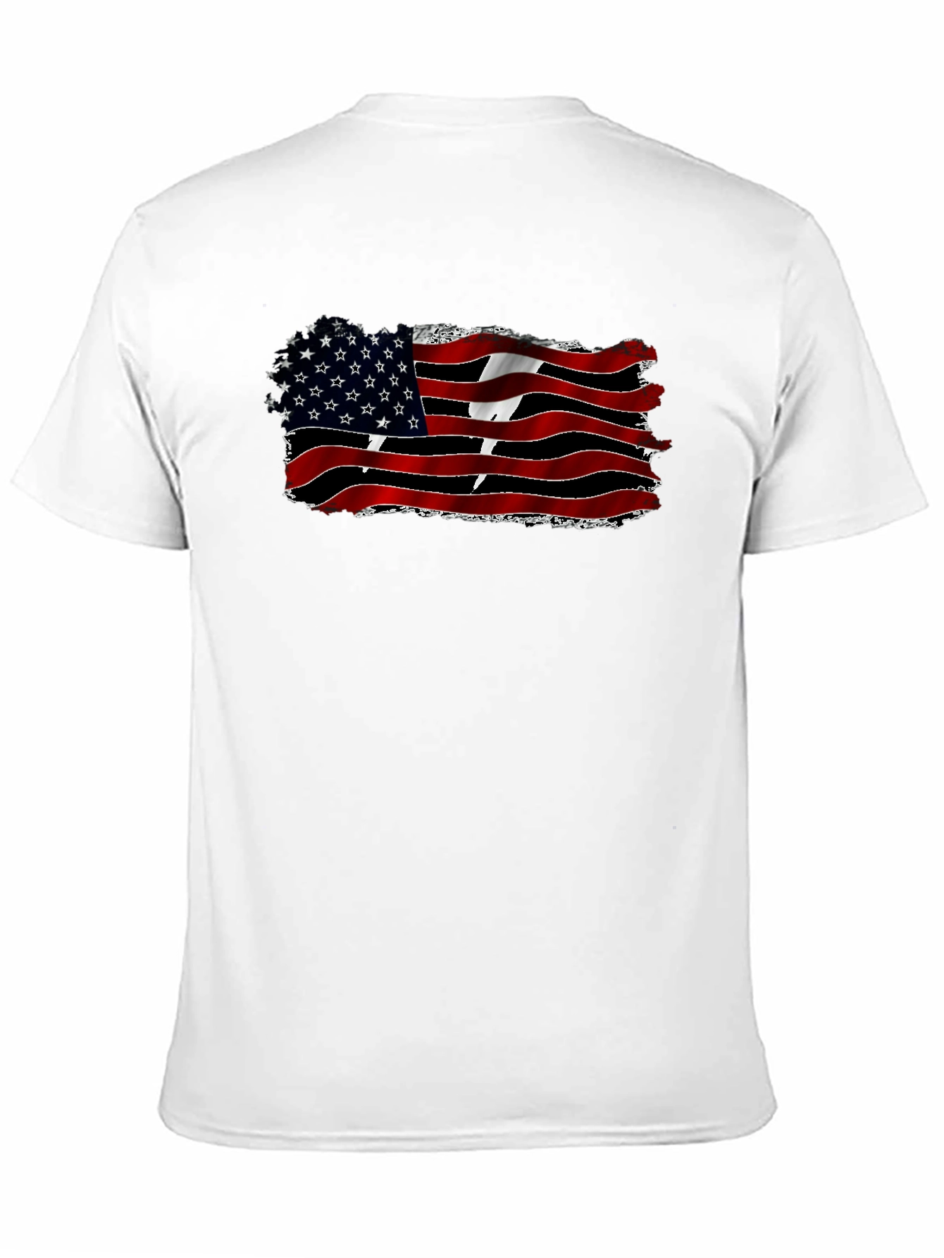 American-Trinidadian Flag Black T-Shirt