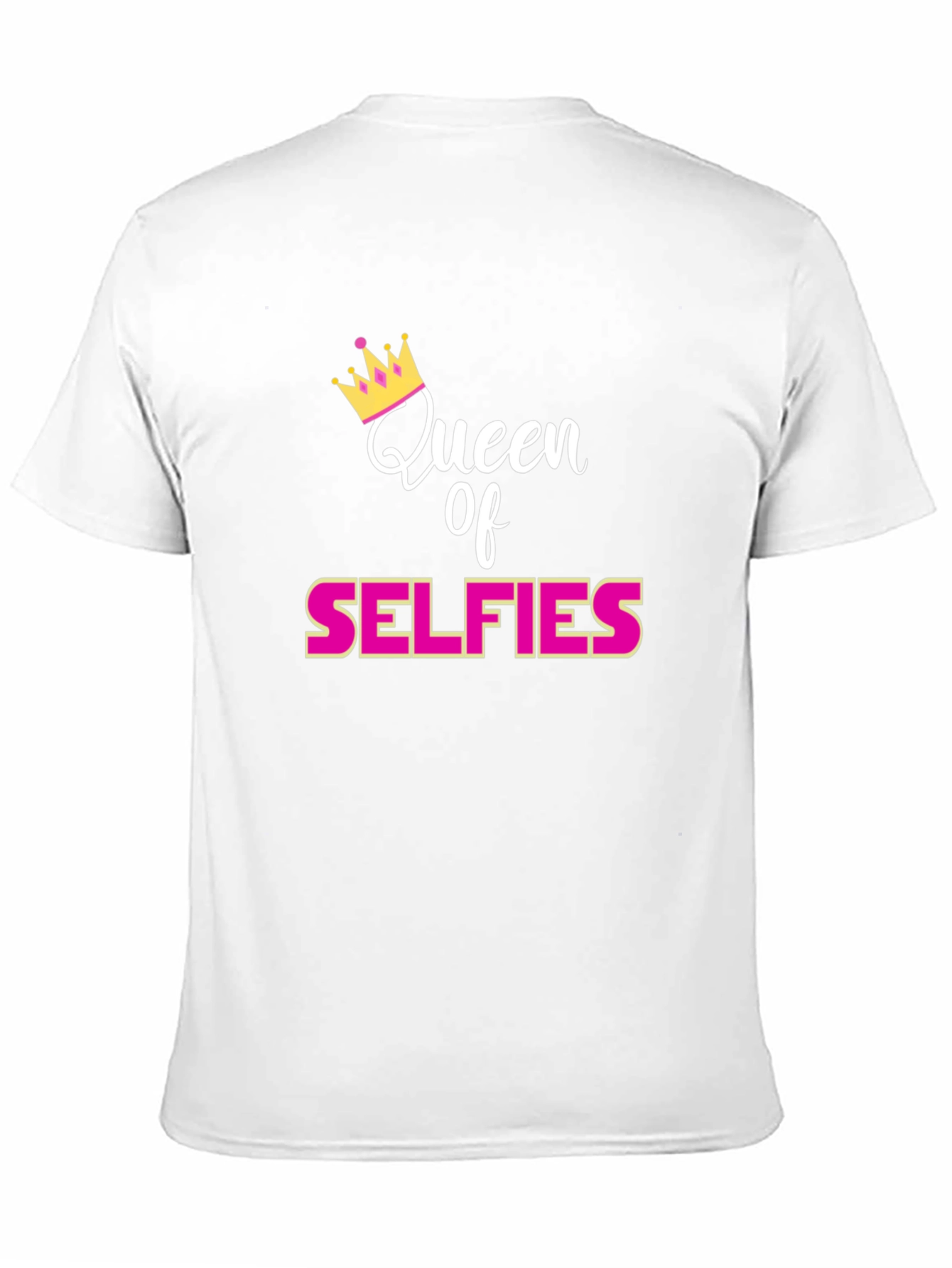 Queen of Selfies Black T-Shirt