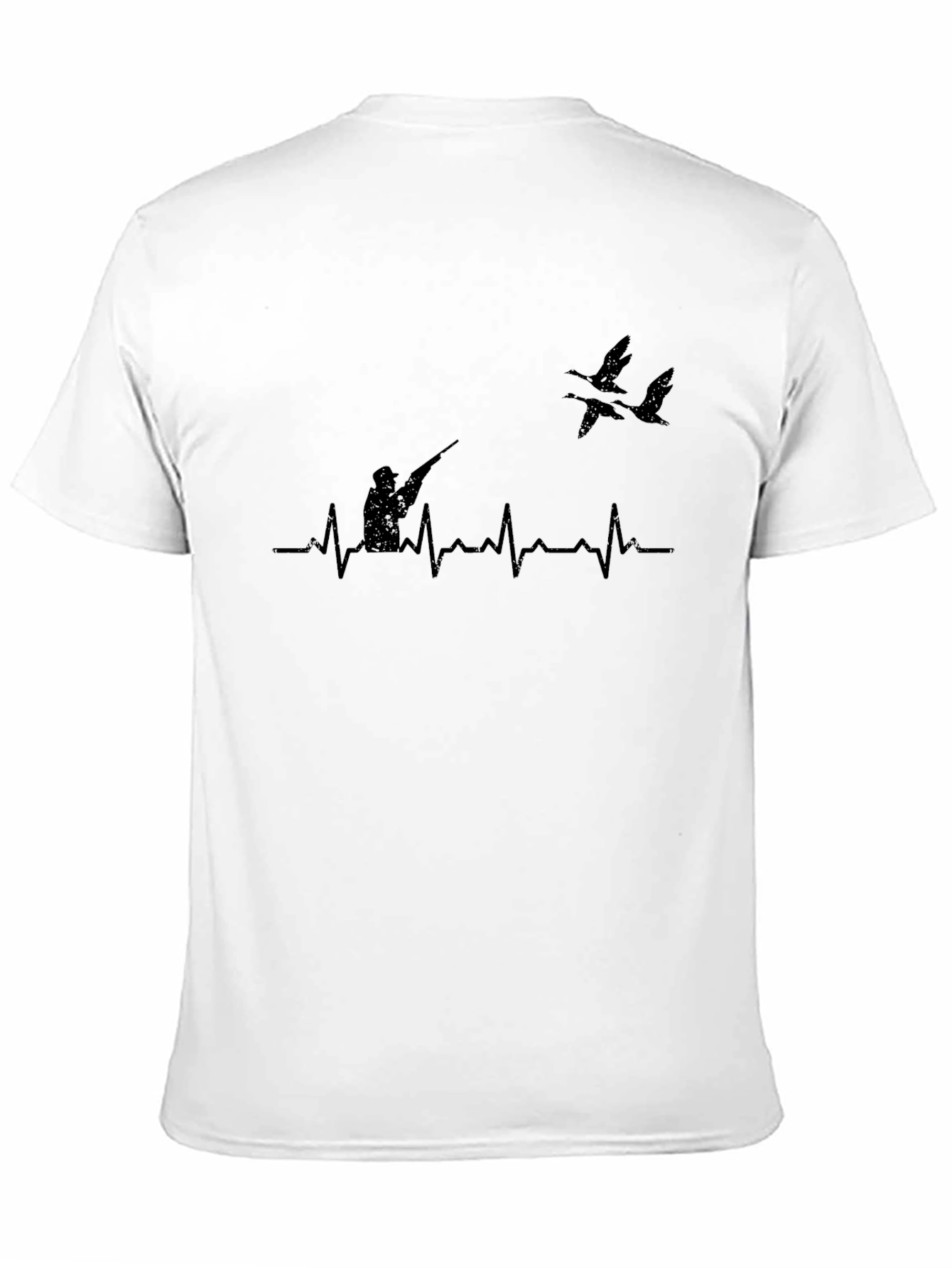Hunters Heartbeat Graphic Tee - Black