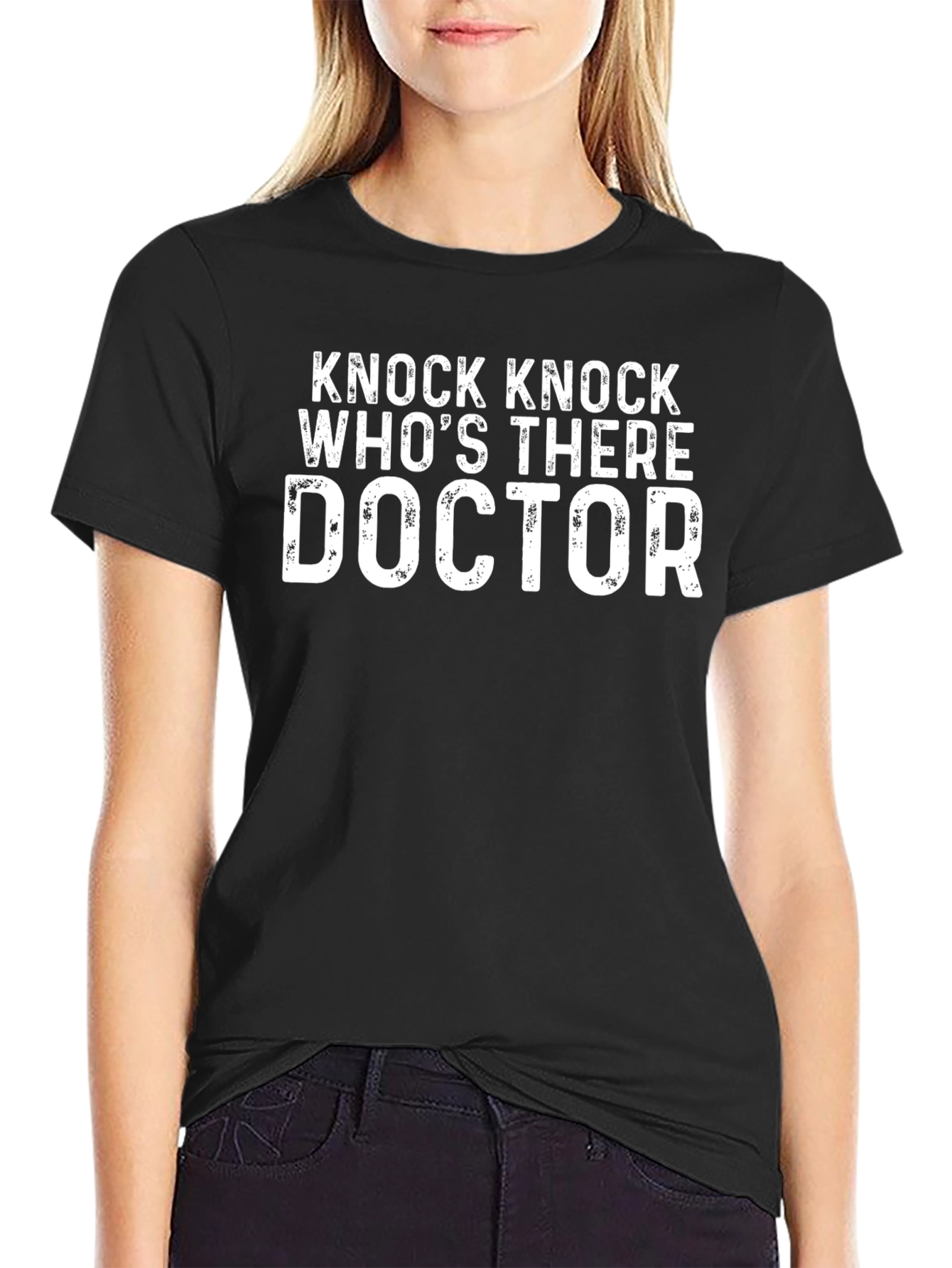 Knock Knock Doctor T-Shirt: Humorous Medical Tee