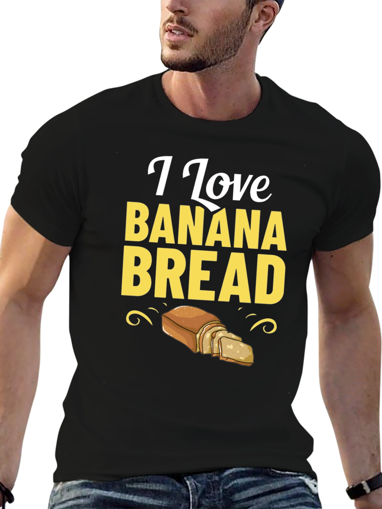 I Love Banana Bread T-Shirt Foodie Tee
