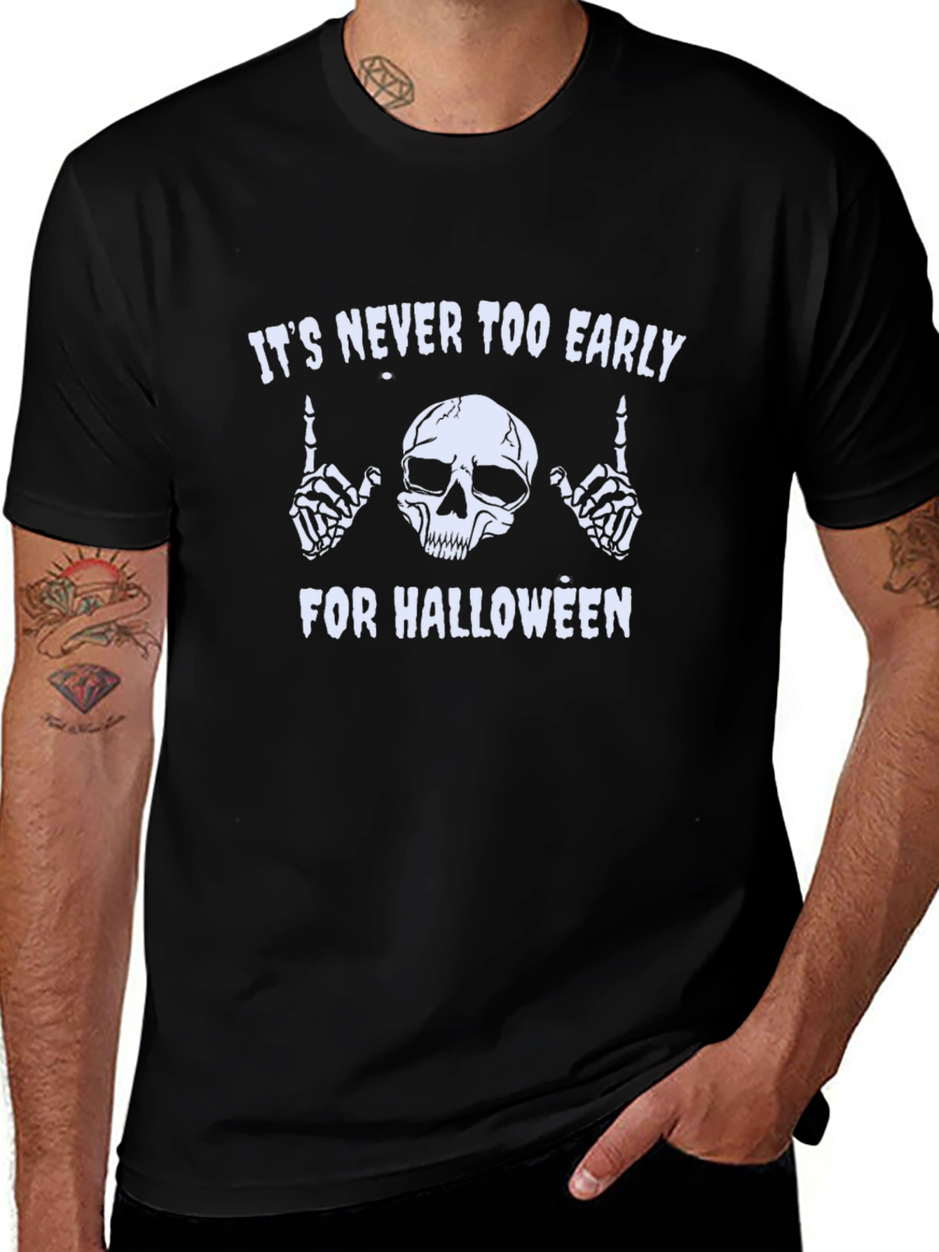 Halloween T-Shirt - Skull & Bones