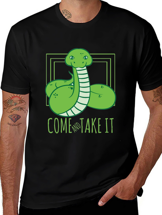 Come and Take It Snake Graphic T-Shirt