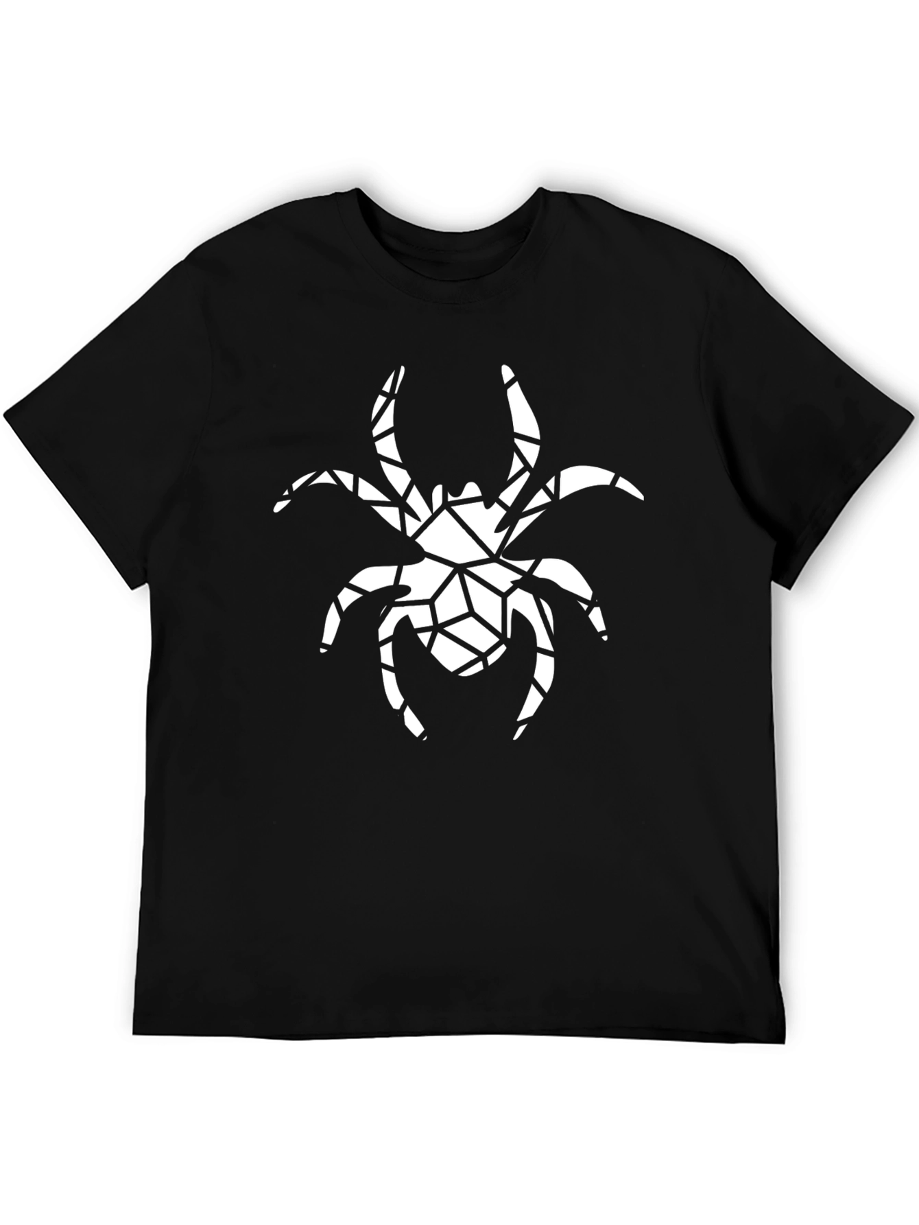 Geometric Spider Graphic T-Shirt - Modern Style