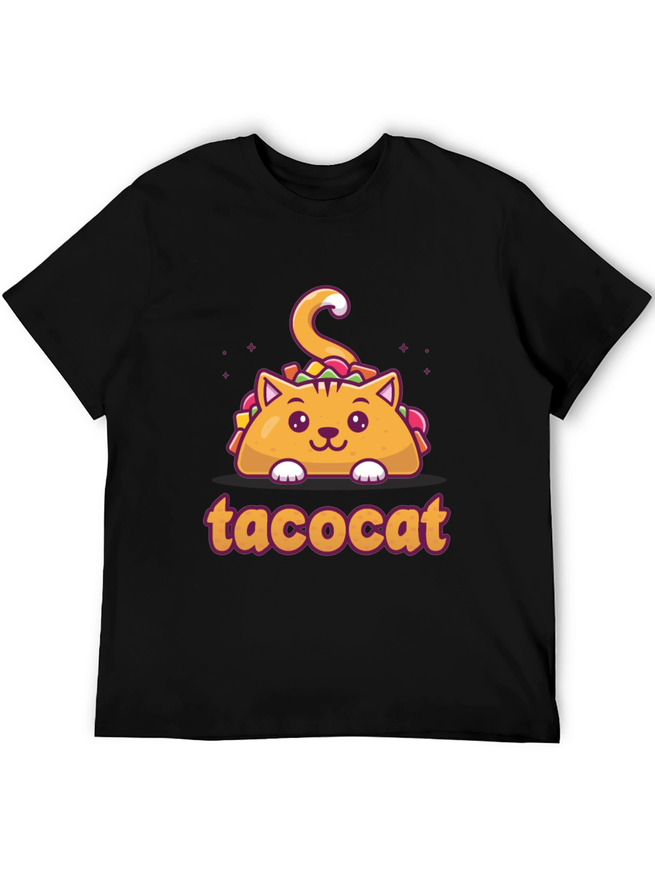 Taco Cat Graphic Tee - Novelty Shirt