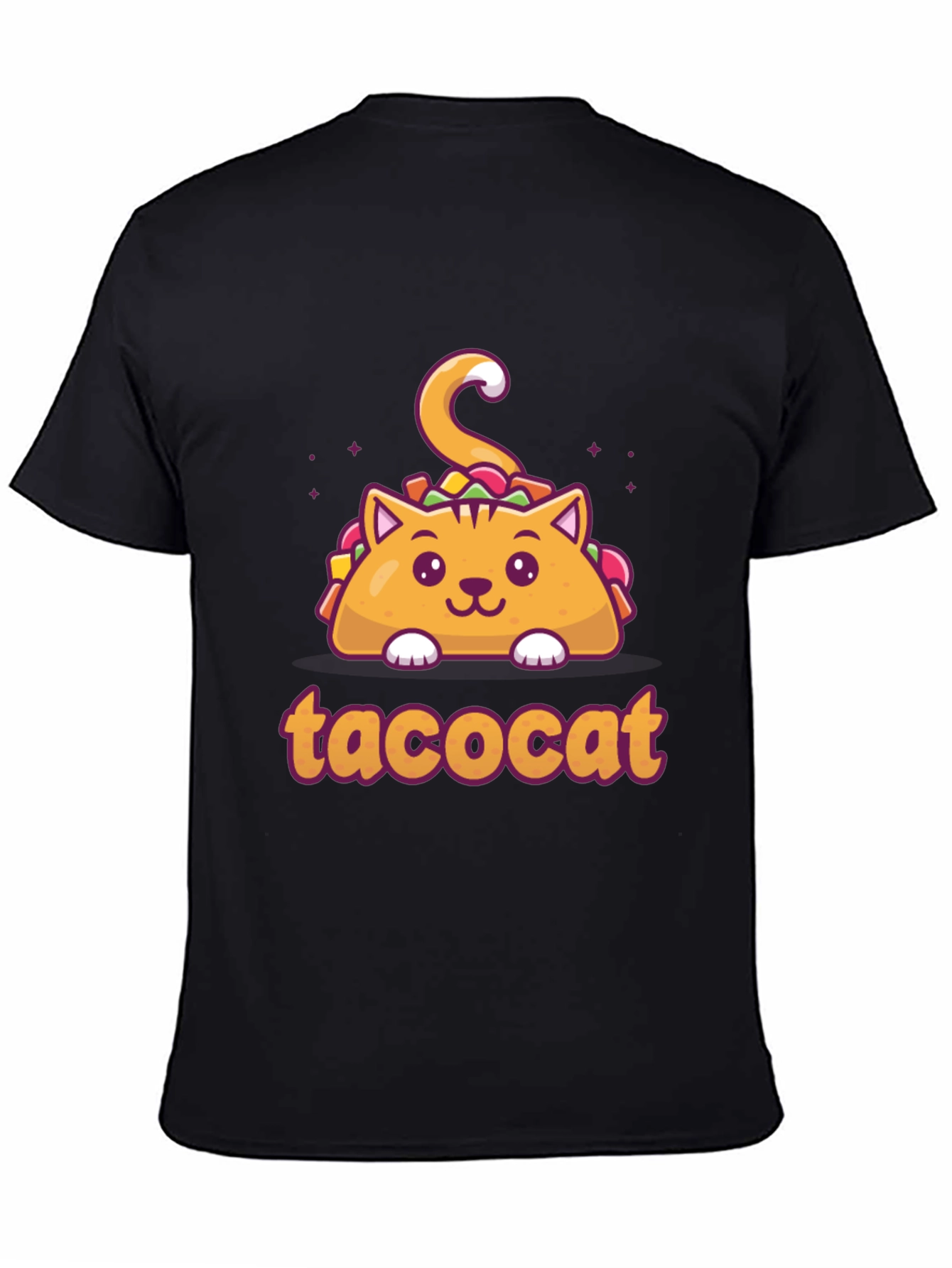 Taco Cat Graphic Tee - Novelty Shirt
