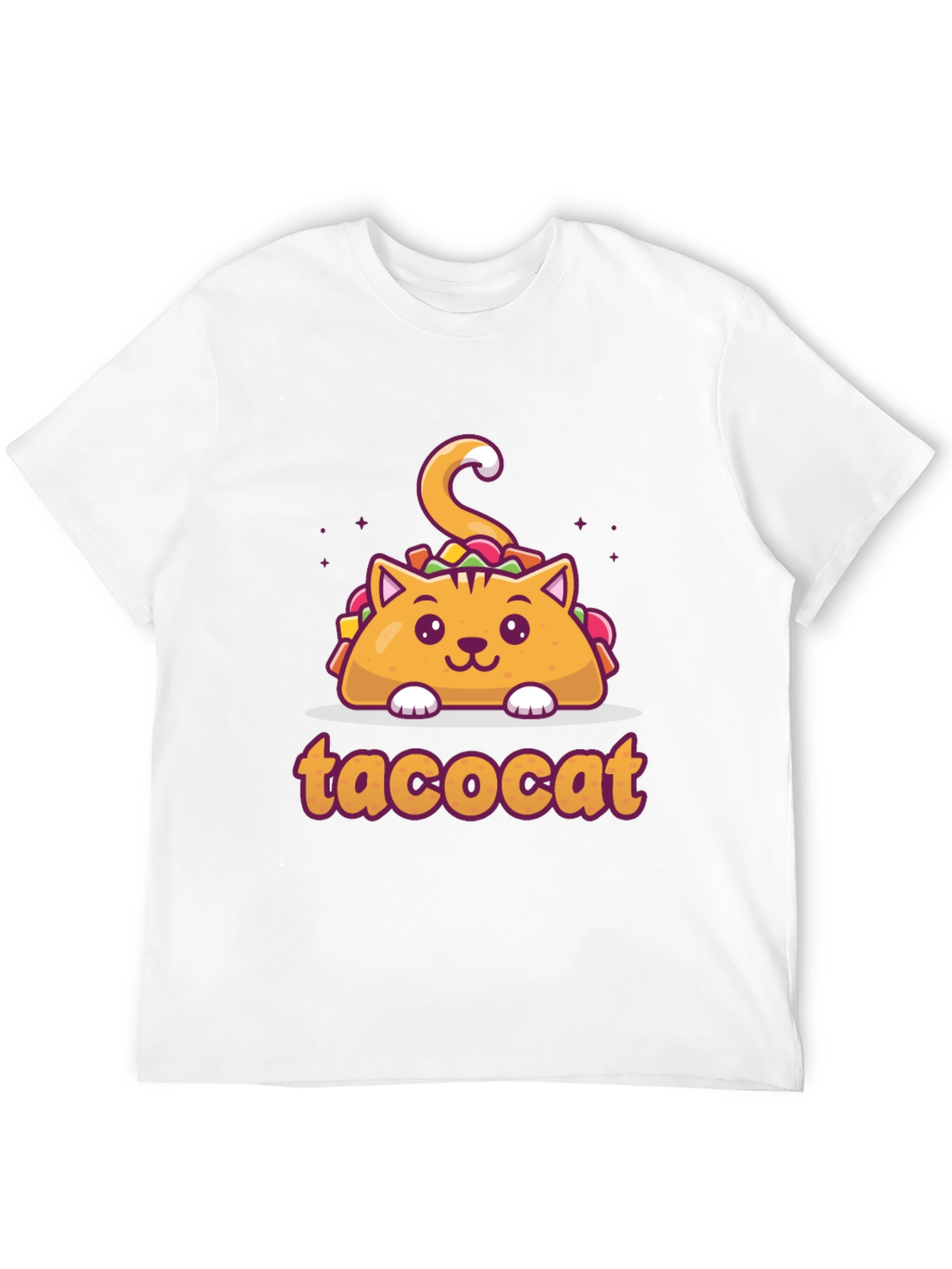 Taco Cat Graphic Tee - Novelty Shirt
