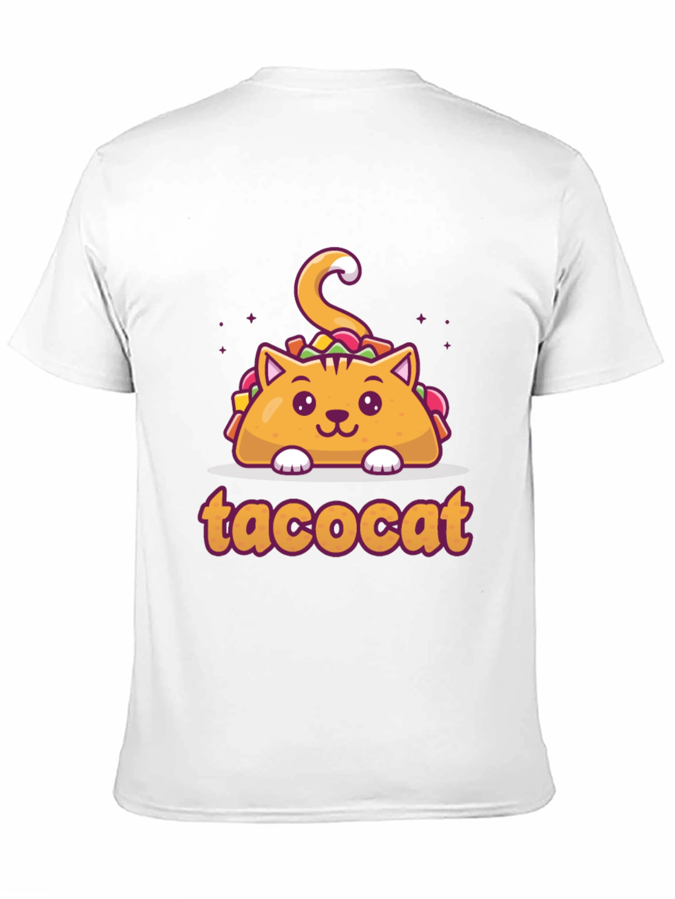 Taco Cat Graphic Tee - Novelty Shirt