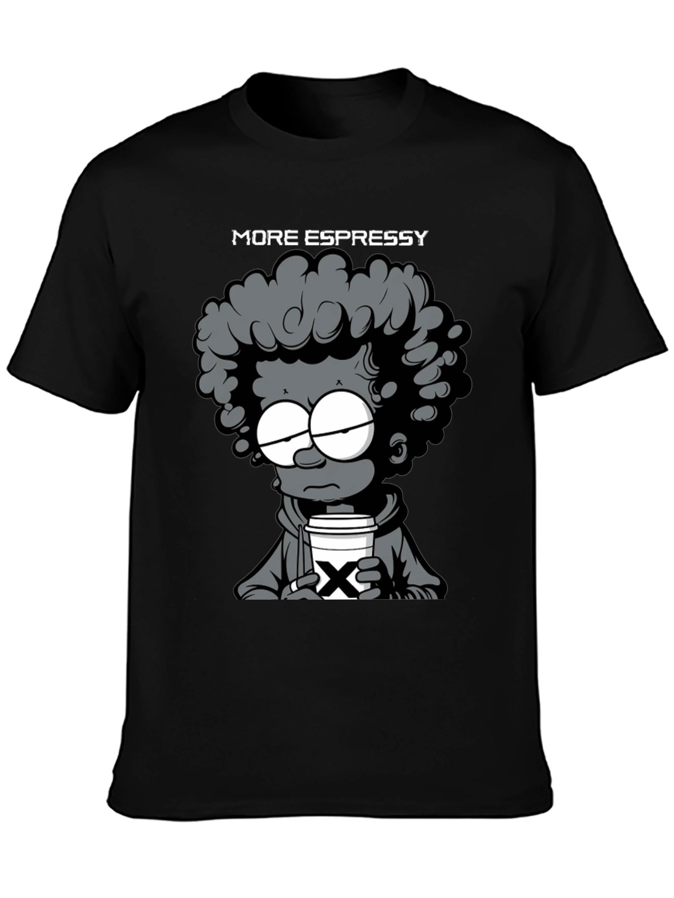 More Espressy T-Shirt - Cartoon Coffee Lover Tee