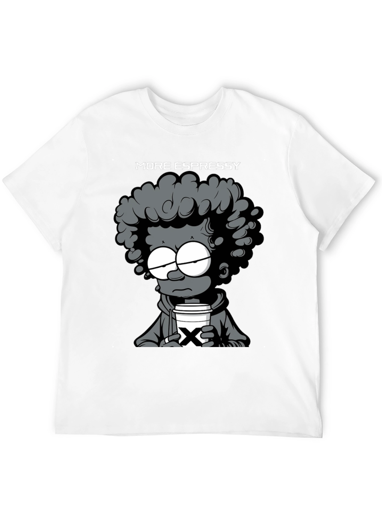 More Espressy T-Shirt - Cartoon Coffee Lover Tee