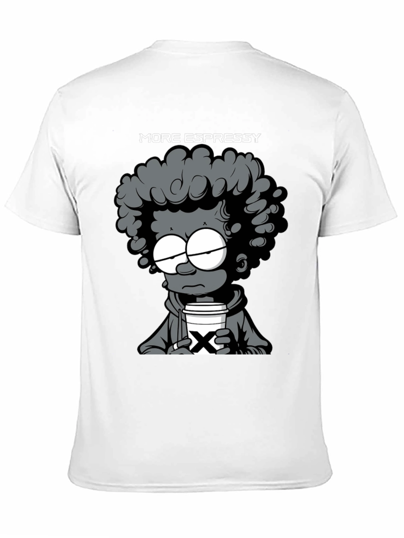 More Espressy T-Shirt - Cartoon Coffee Lover Tee