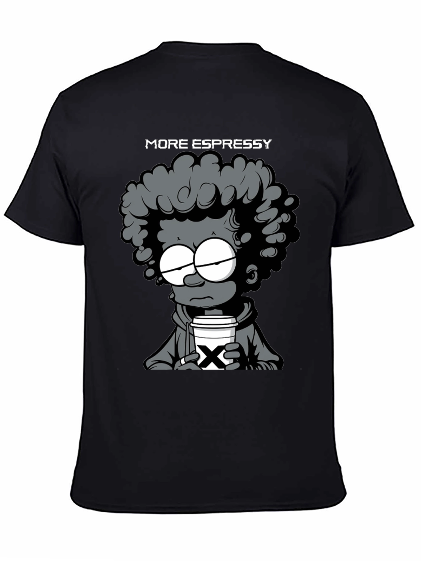 More Espressy T-Shirt - Cartoon Coffee Lover Tee