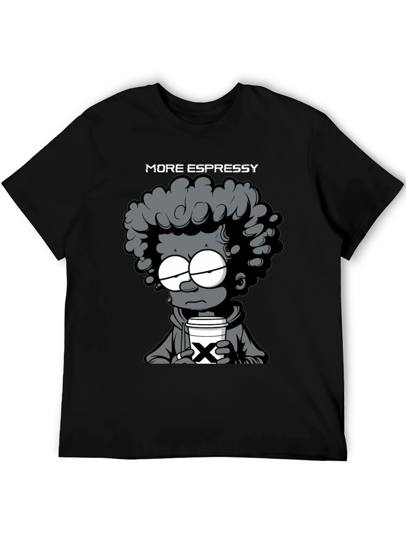 More Espressy T-Shirt - Cartoon Coffee Lover Tee