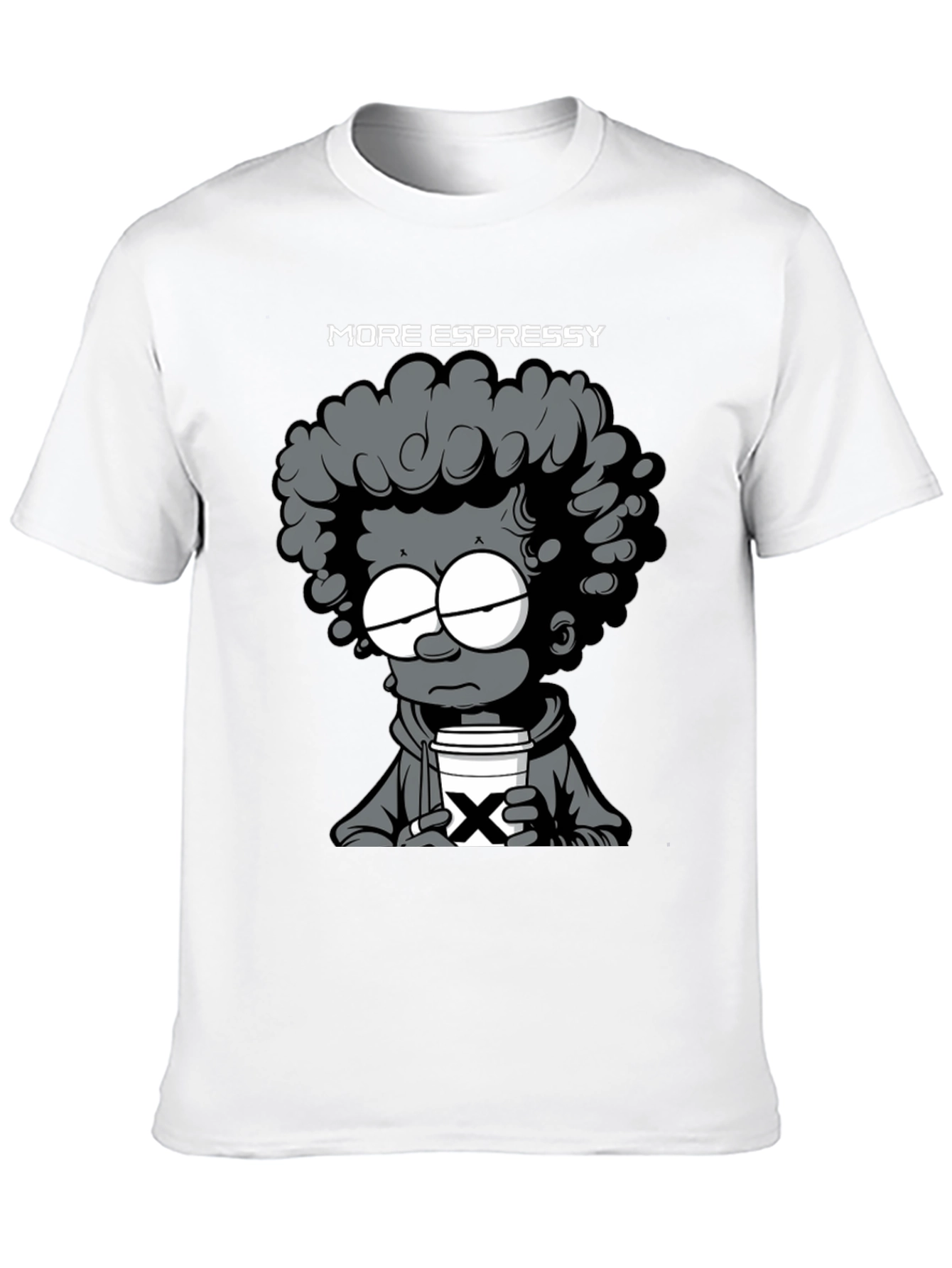 More Espressy T-Shirt - Cartoon Coffee Lover Tee