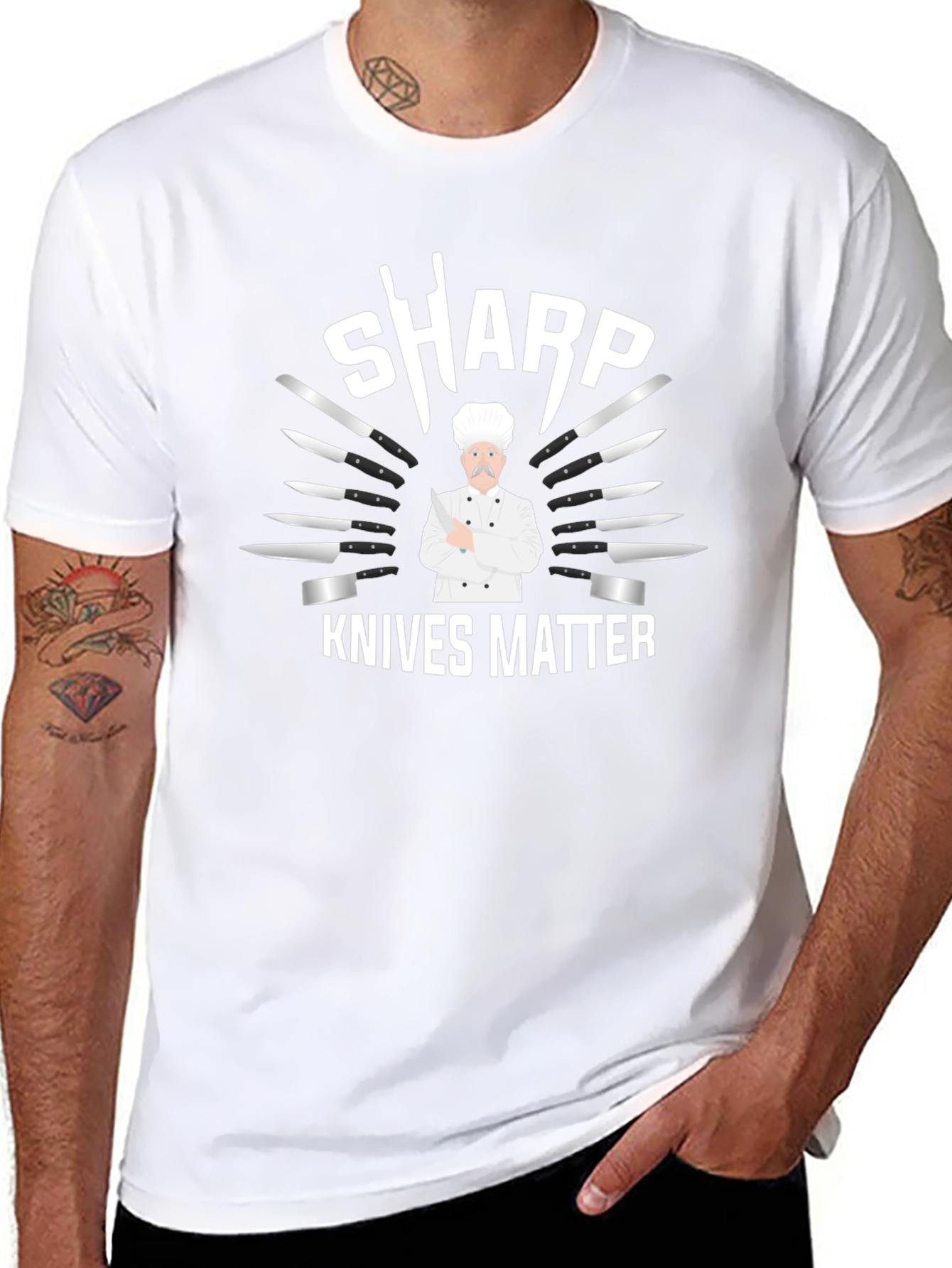 Sharp Knives Matter Graphic Tee