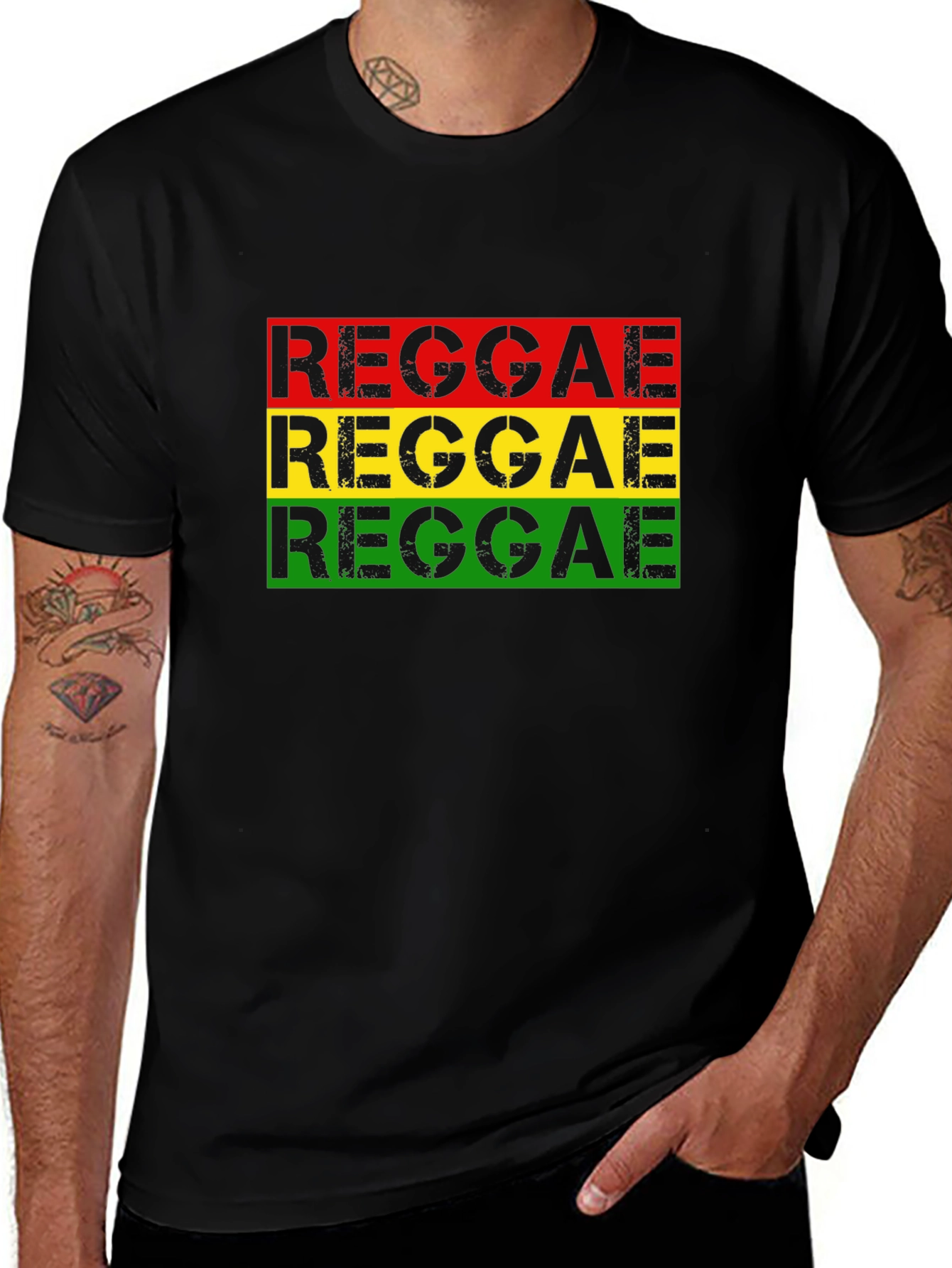 Reggae Rasta T-Shirt - Bold Graphic Tee