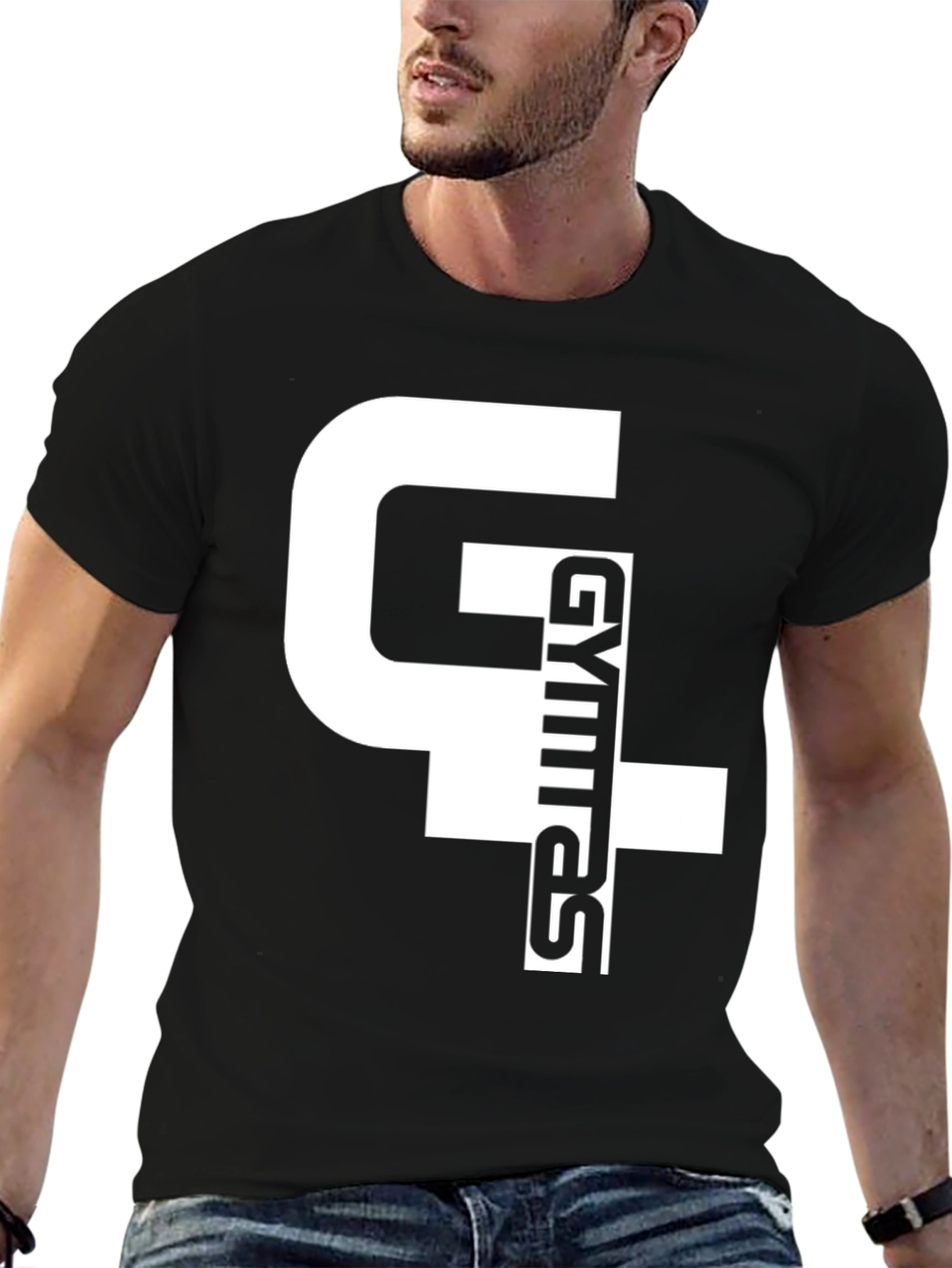 Gymnas Graphic Black T-Shirt