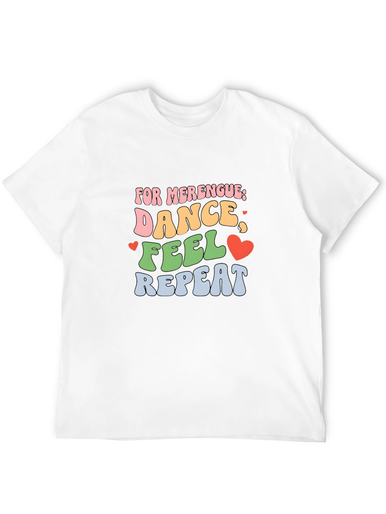 Merengue Dance T-Shirt - Feel Repeat Music Lover Tee