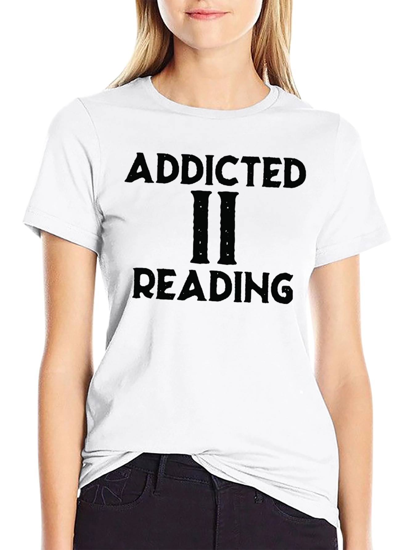 Addicted 2 Reading Black T-Shirt