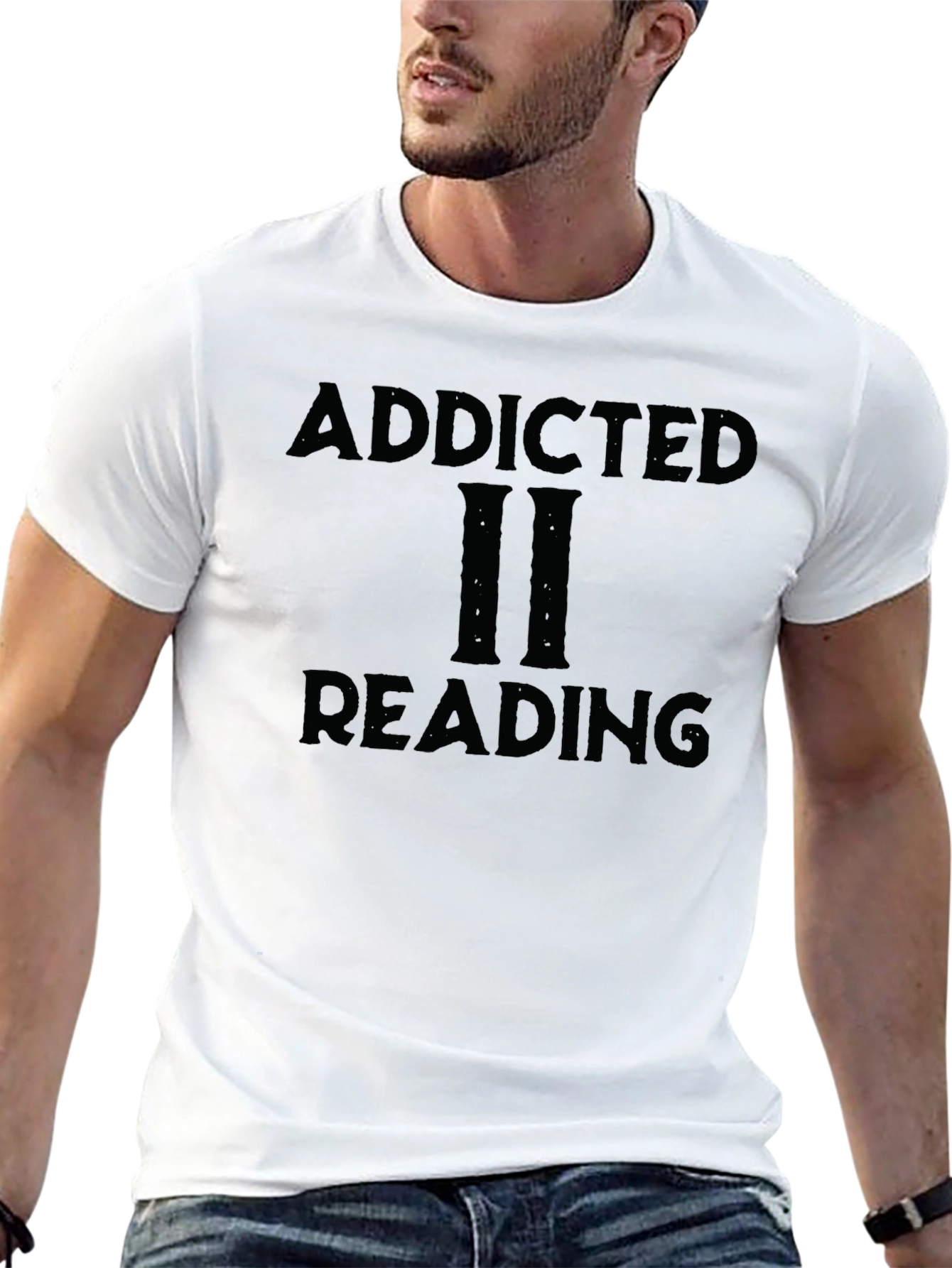 Addicted 2 Reading Black T-Shirt