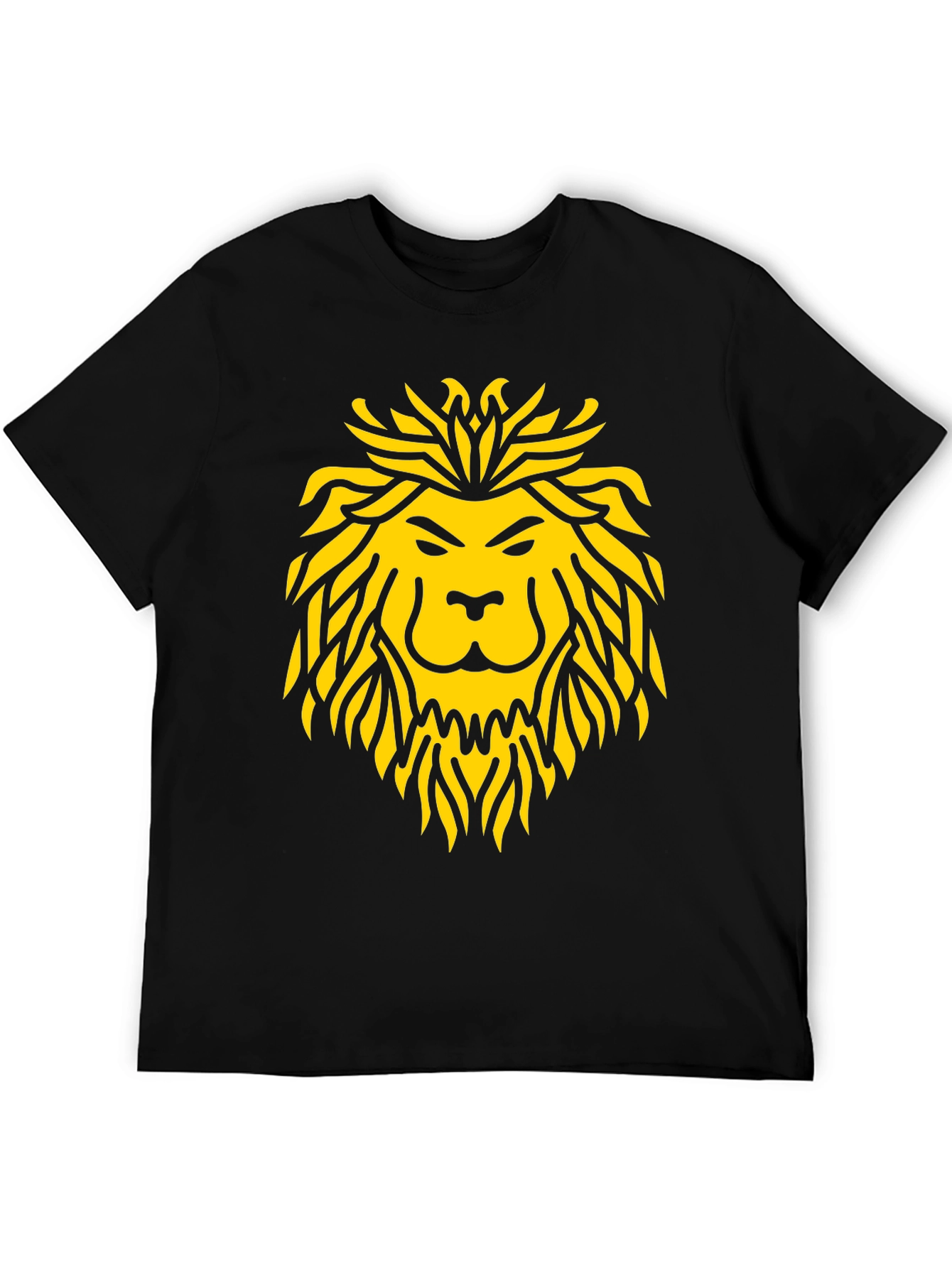 Lion Head Graphic Tee - Bold Statement T-Shirt