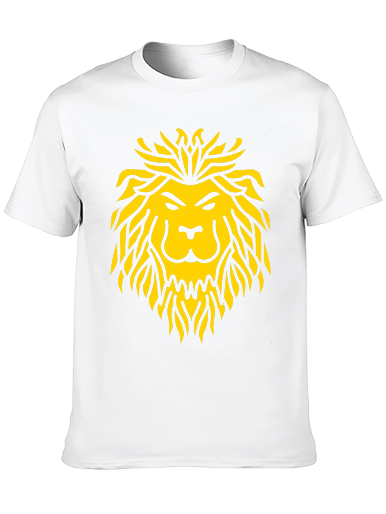 Lion Head Graphic Tee - Bold Statement T-Shirt