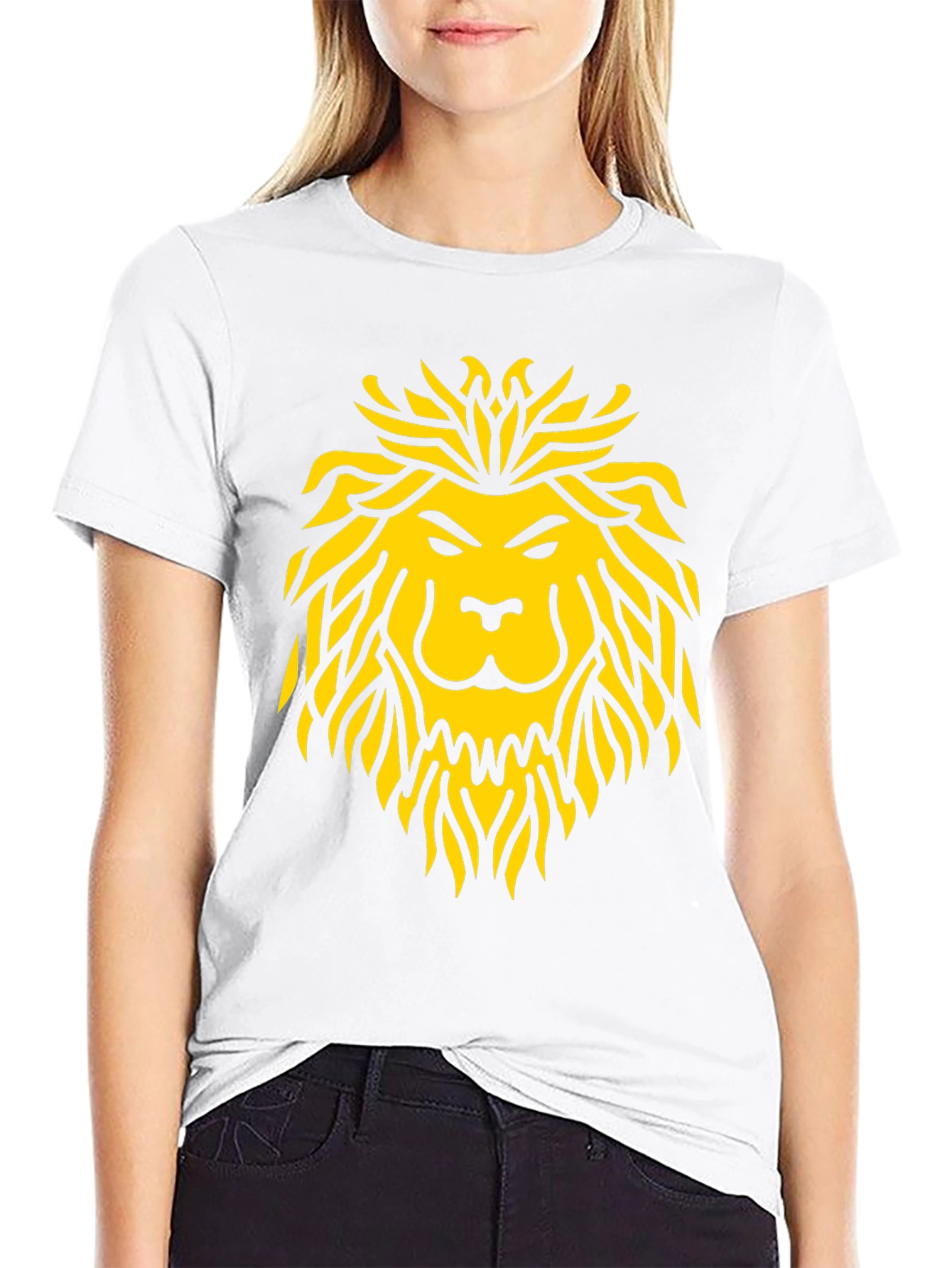 Lion Head Graphic Tee - Bold Statement T-Shirt