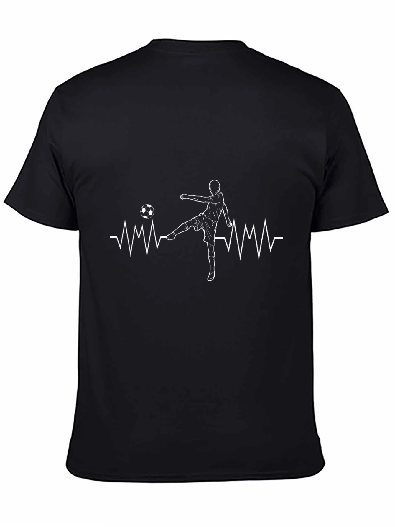 Soccer Heartbeat T-Shirt - Kick It!