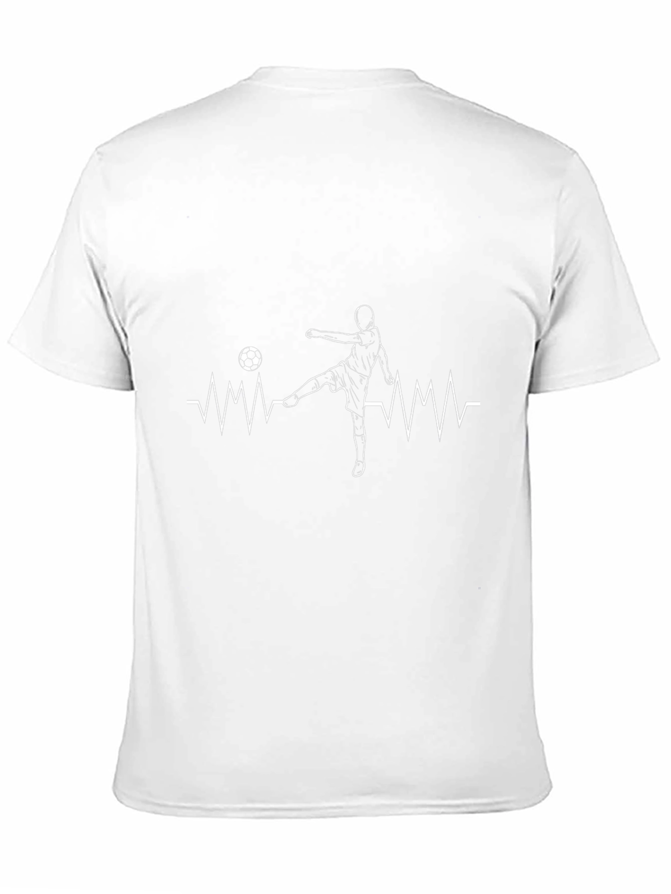 Soccer Heartbeat T-Shirt - Kick It!