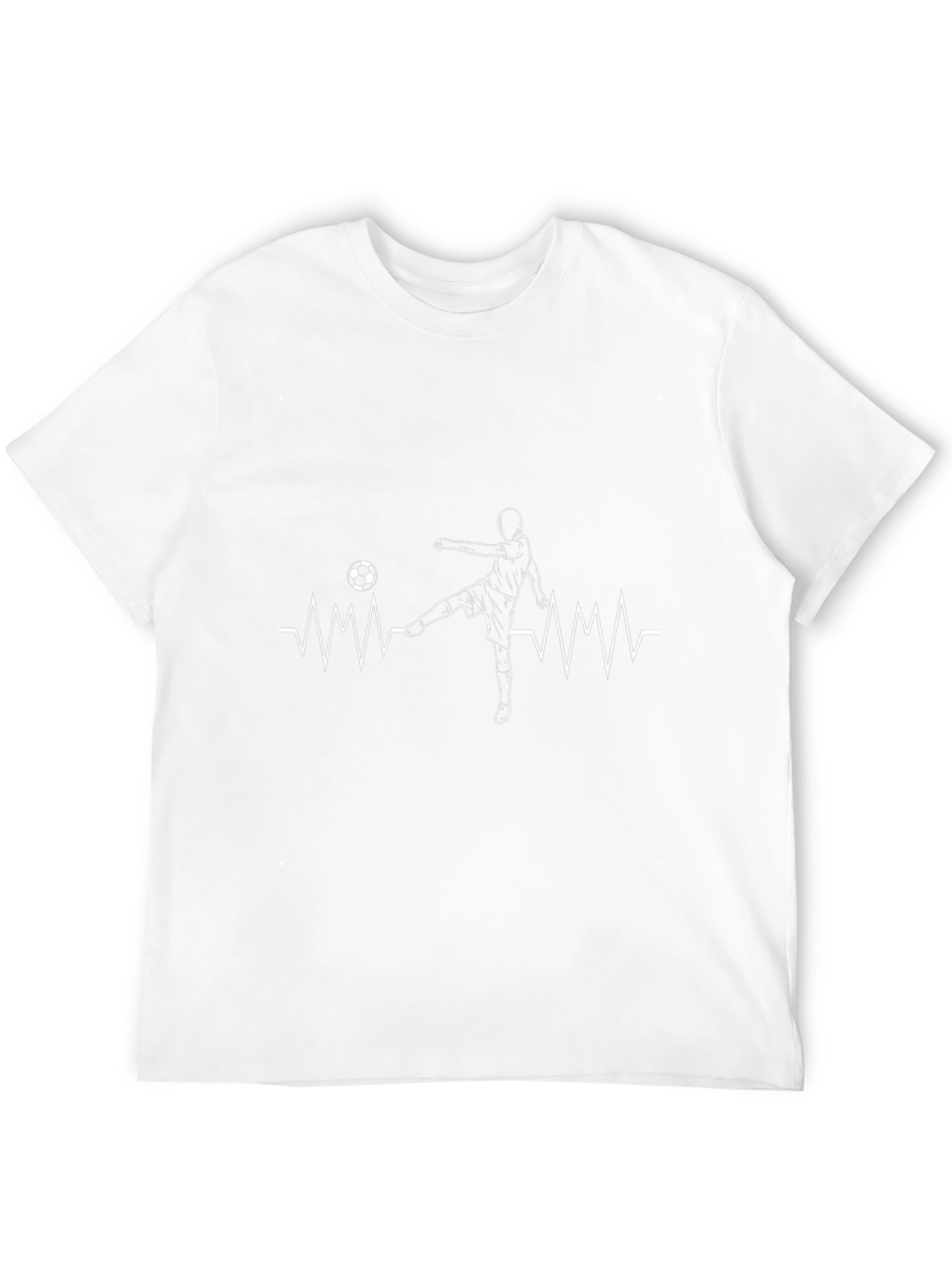 Soccer Heartbeat T-Shirt - Kick It!