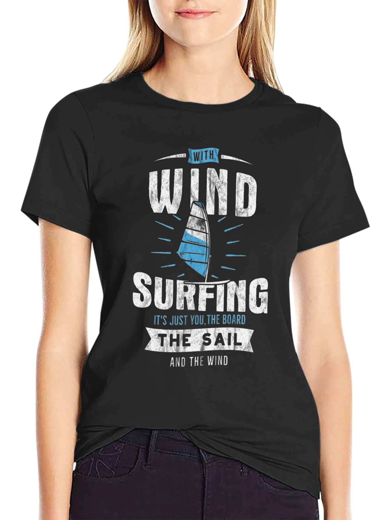 Windsurfing T-Shirt - For Water Sports Enthusiasts