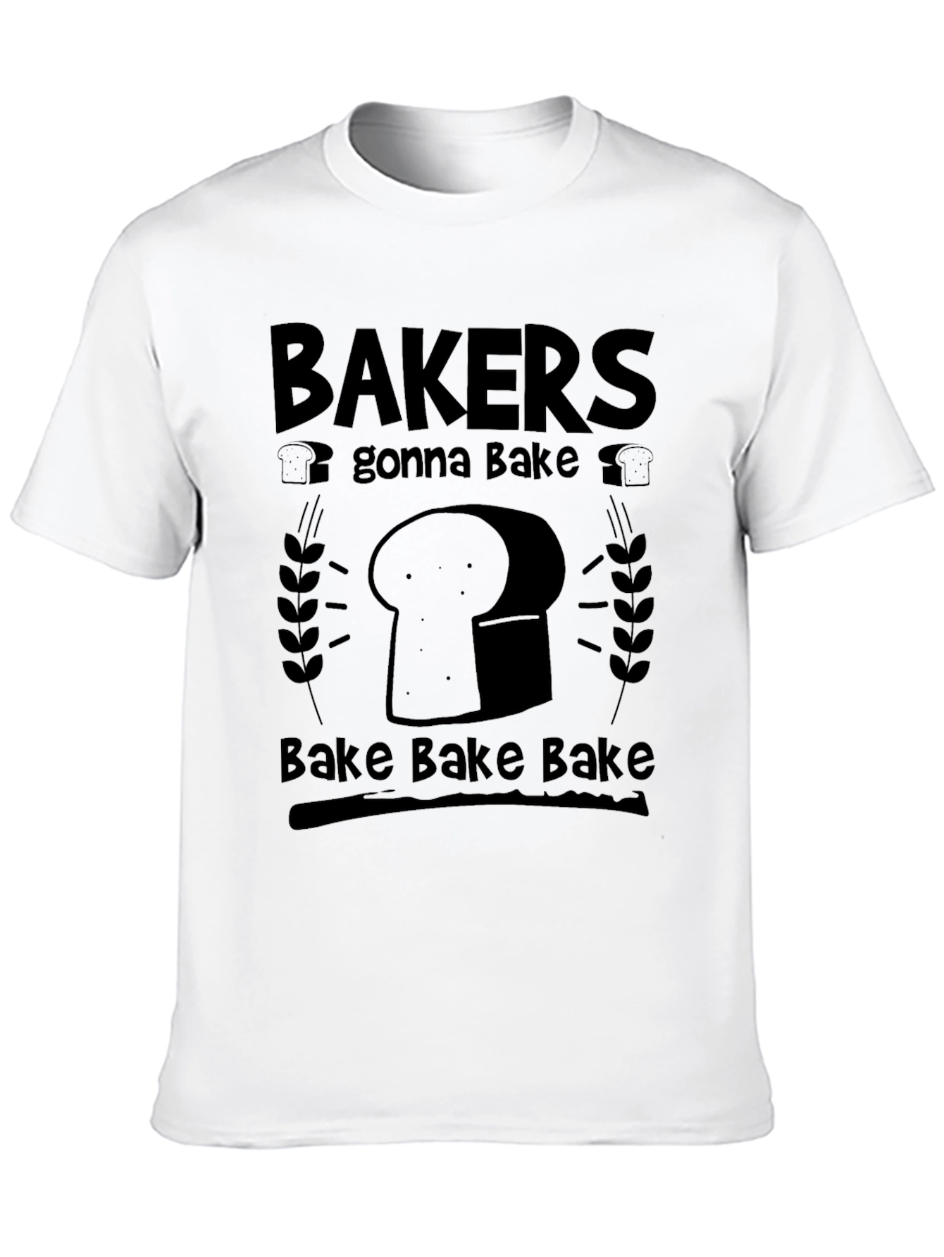 Bakers Gonna Bake Black Graphic Tee