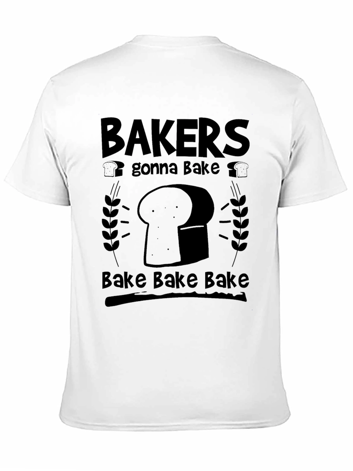 Bakers Gonna Bake Black Graphic Tee