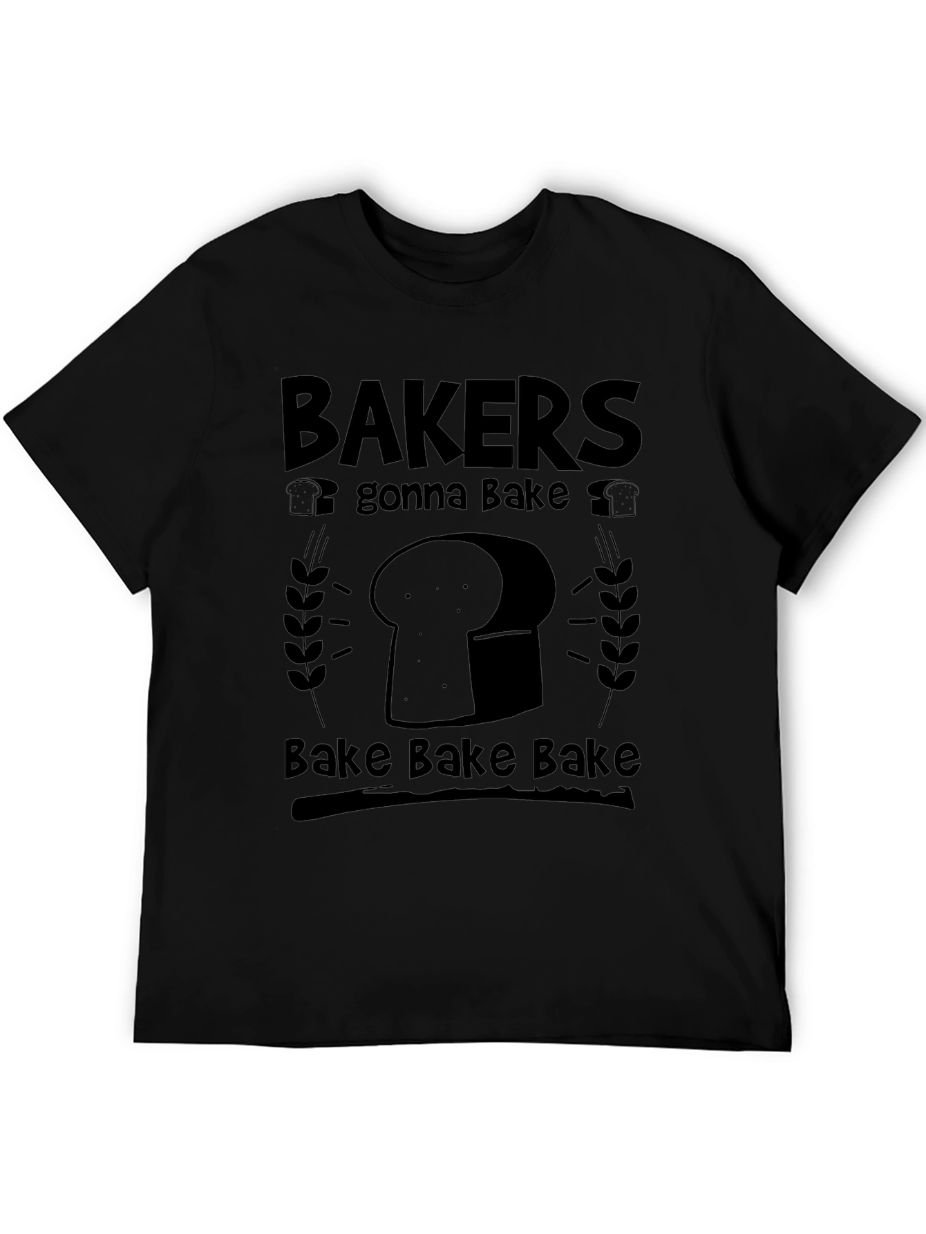 Bakers Gonna Bake Black Graphic Tee