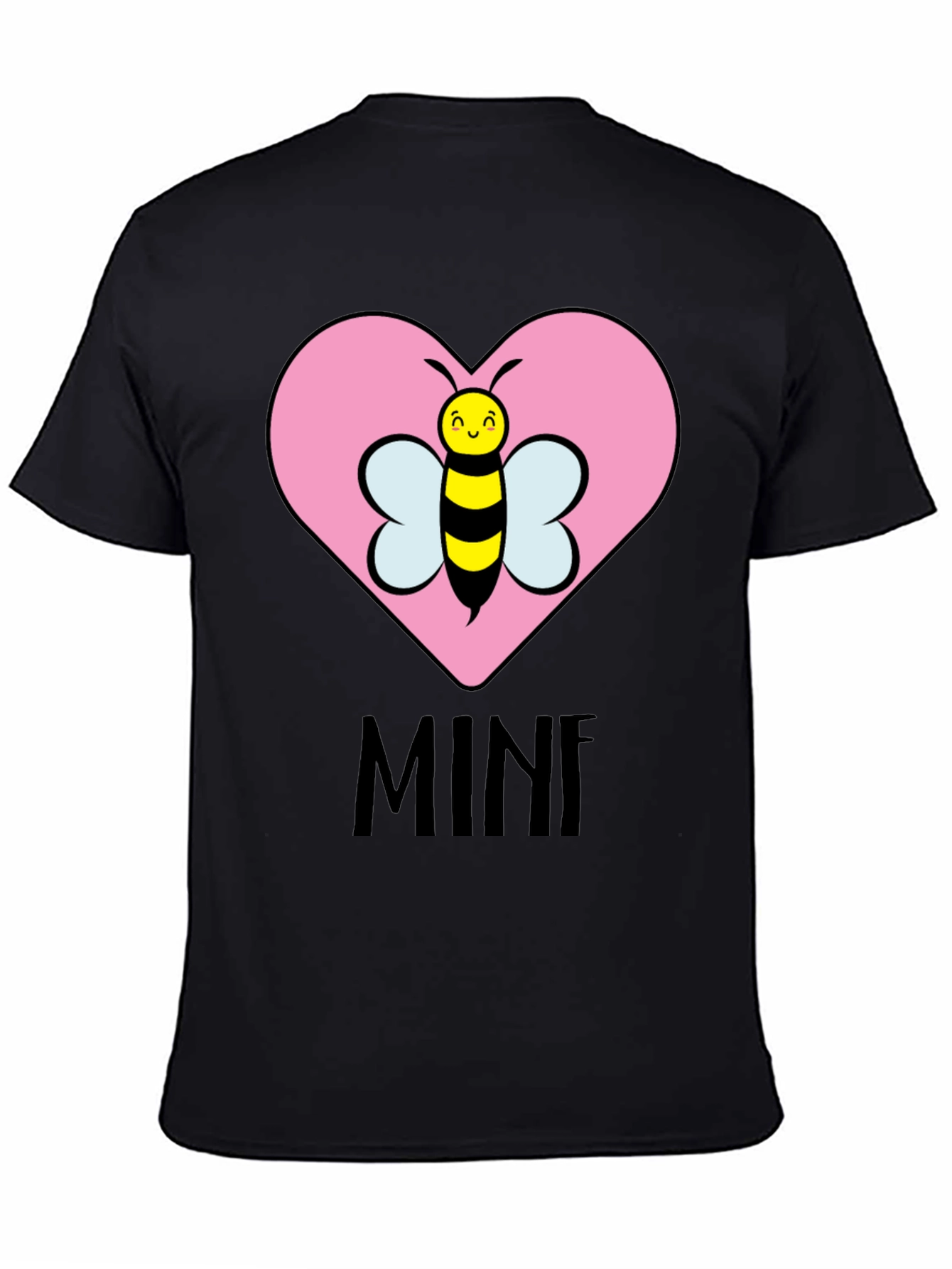 Bee Mine T-Shirt - Cute Heart Design
